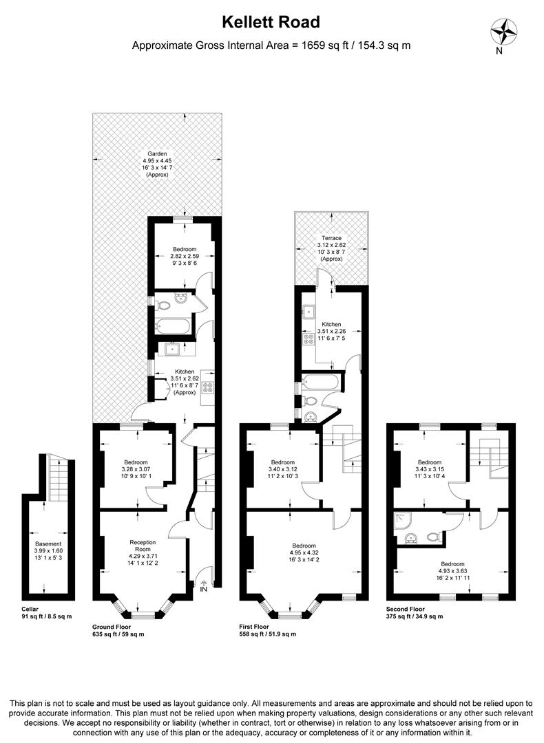 32, Kellett Road, Brixton floorplan