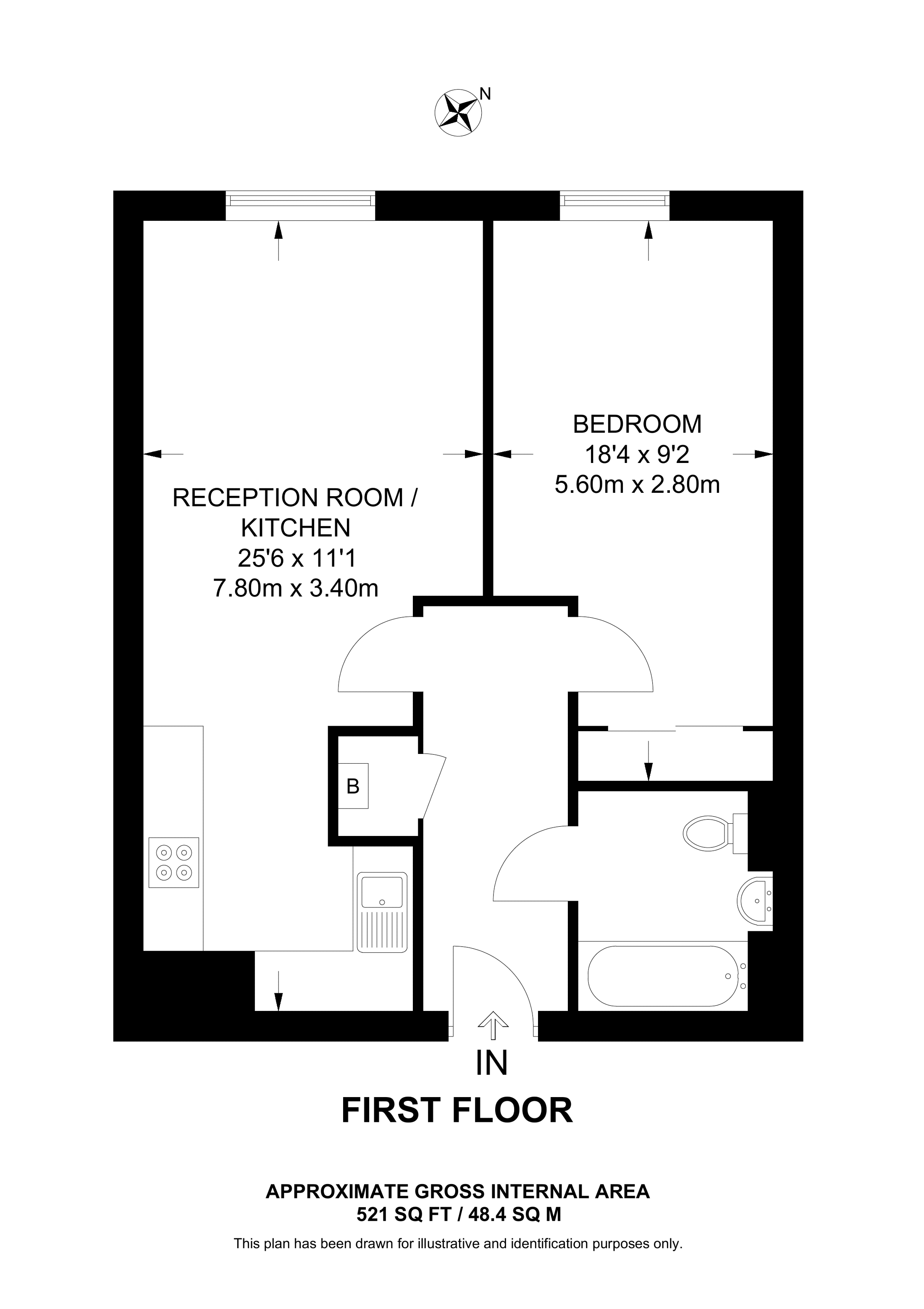 Typographic Building, Clapham Road, Stockwell floorplan