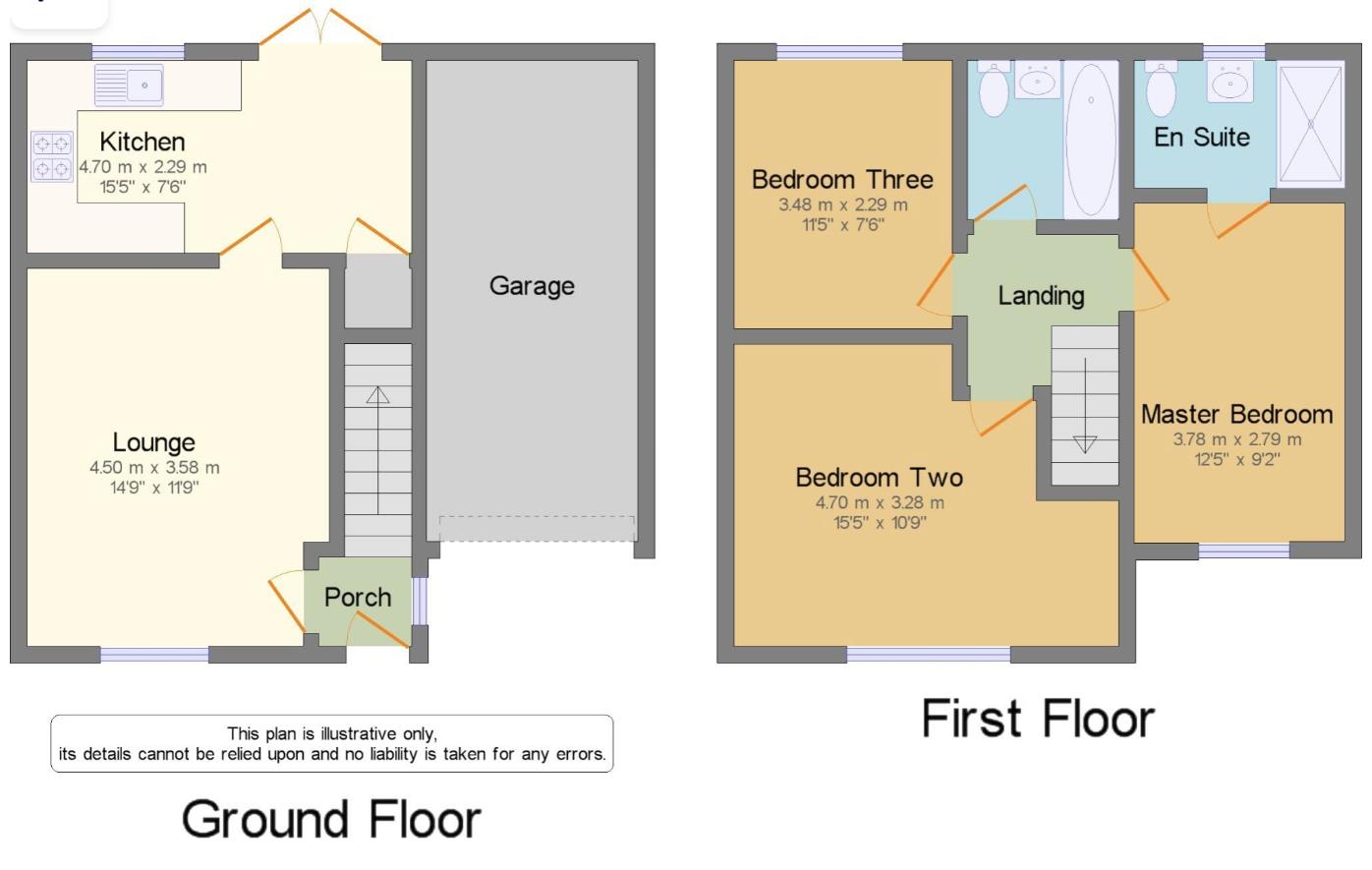 9, Penshaw Place, Houghton Le Spring floorplan