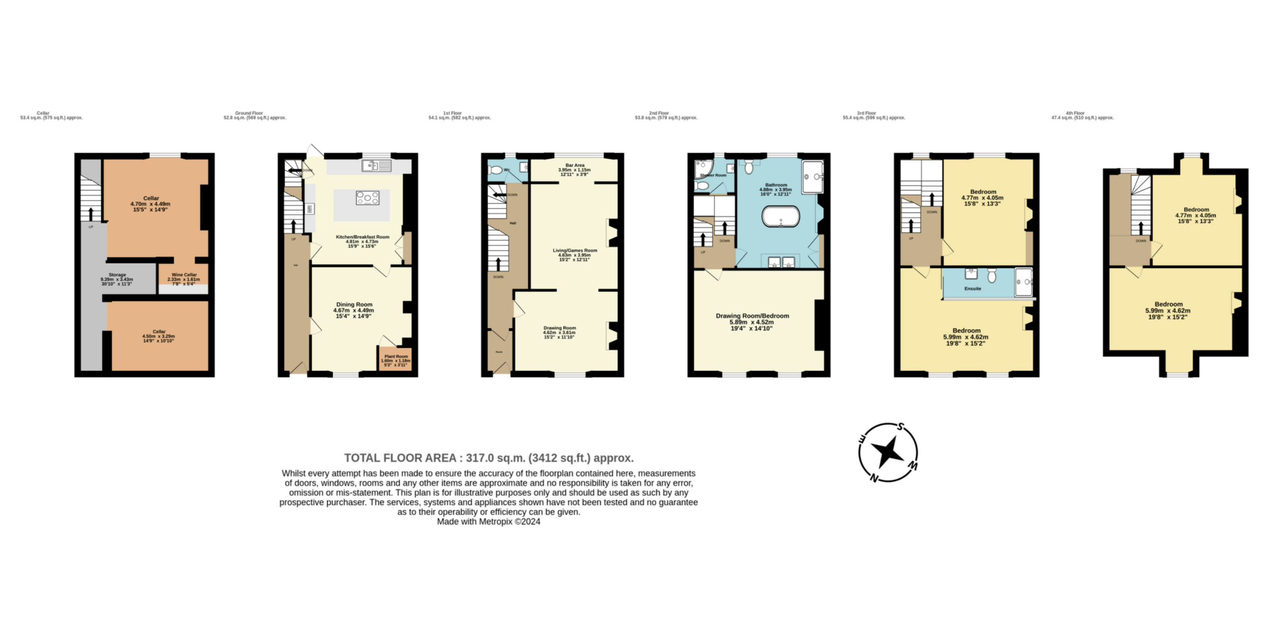8, Richmond Road, Devon floorplan
