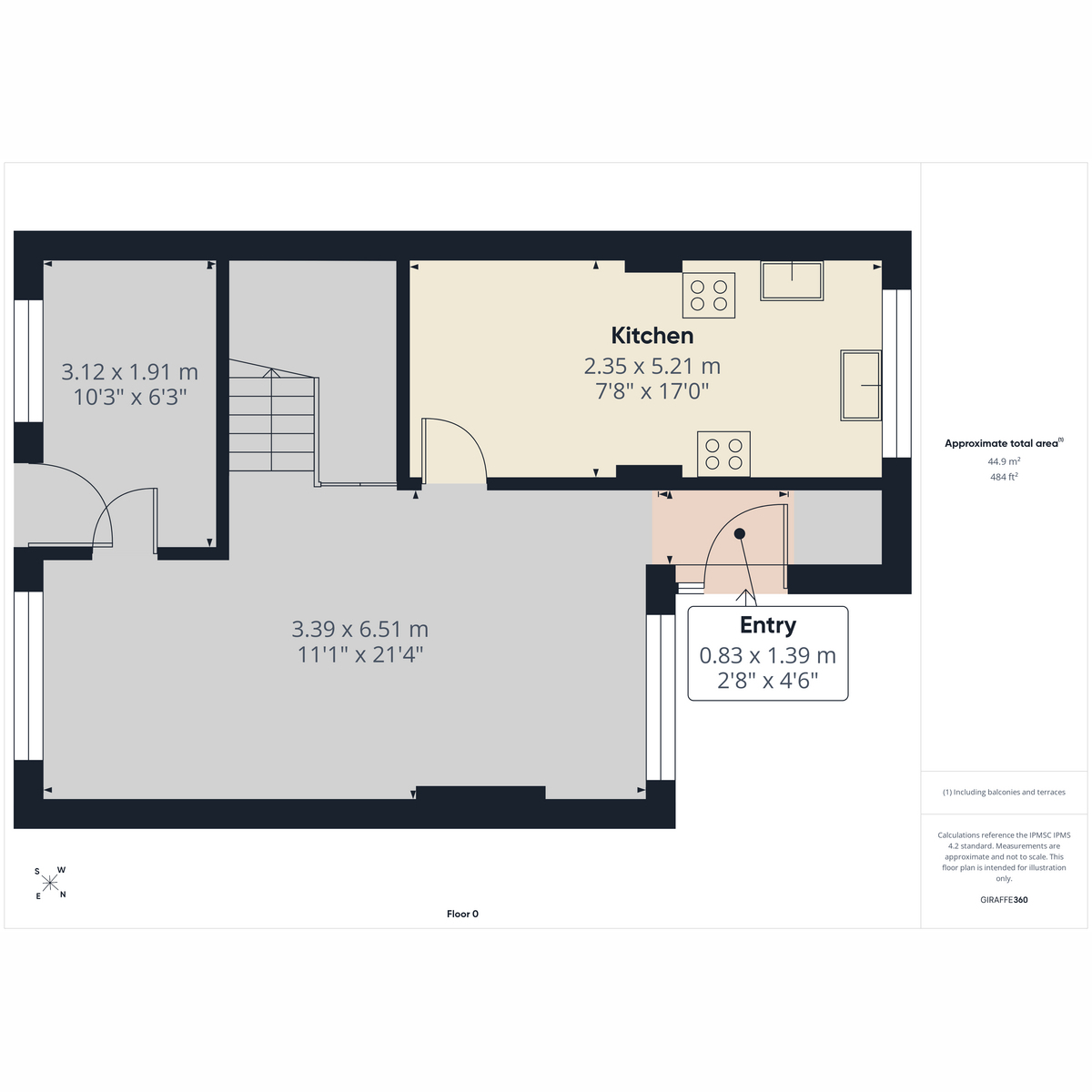 31, George Street South, Salford floorplan