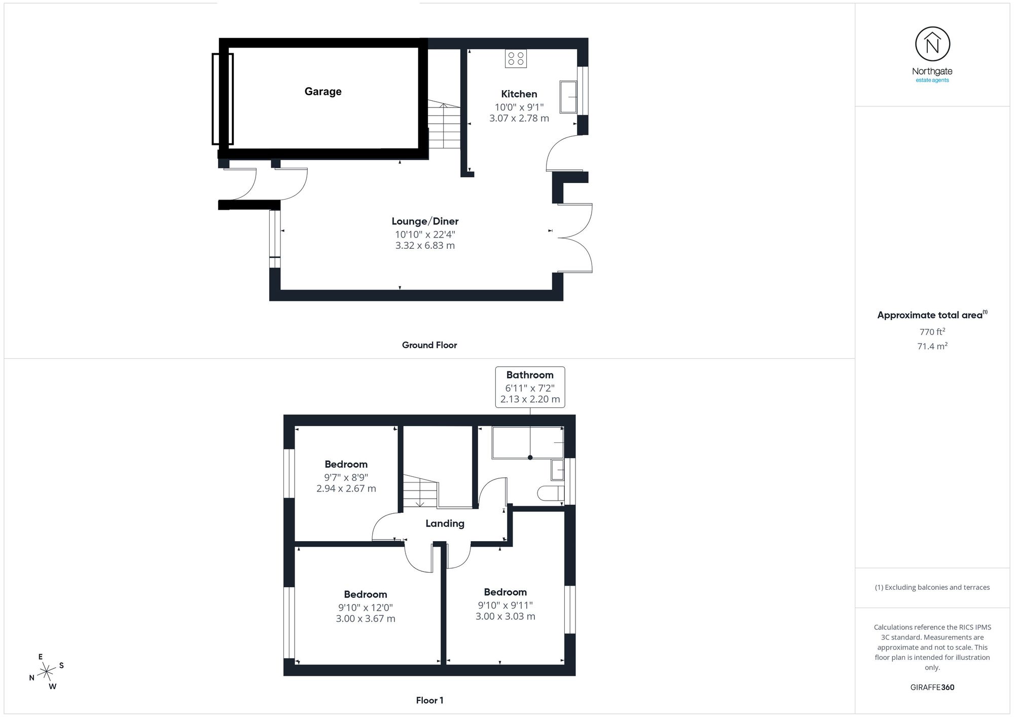 3 St. Oswalds Court, Newton Aycliffe floorplan