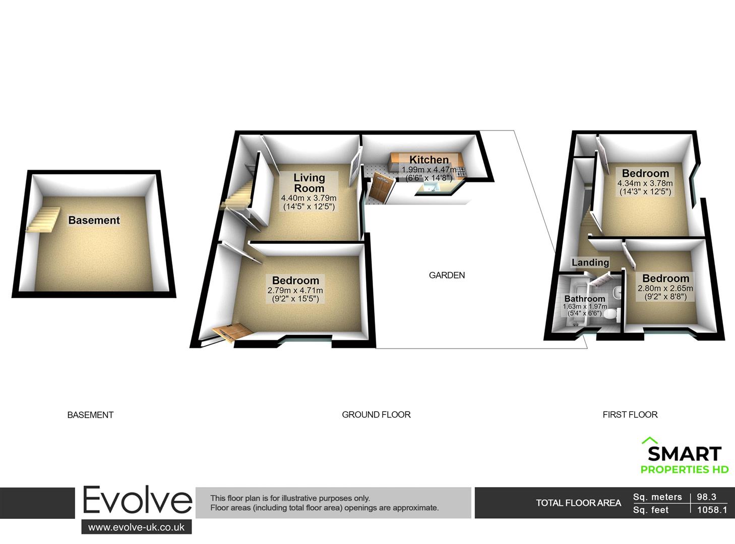 1, Edward Street, Brighouse floorplan