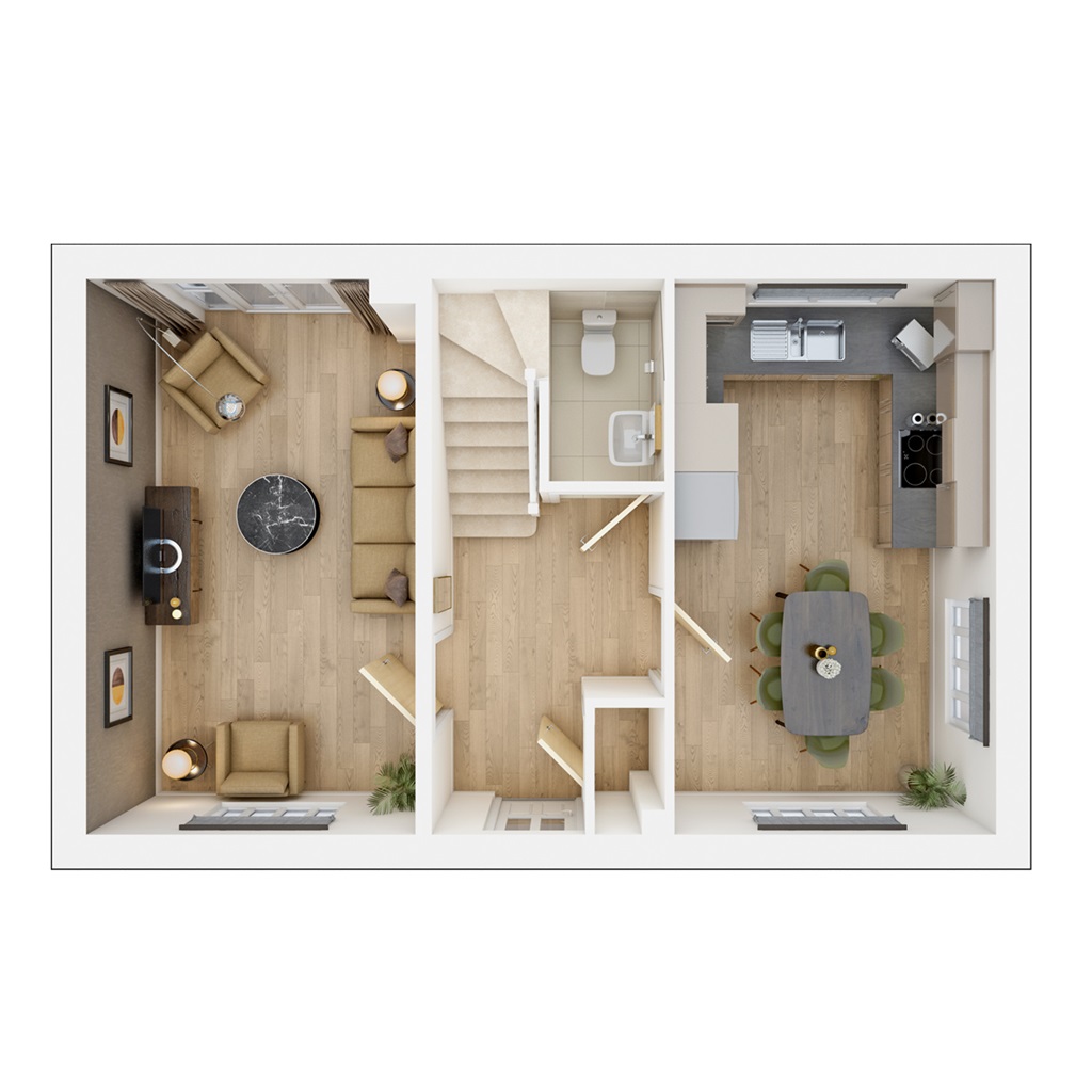 The Yewdale - Plot 582, Northfield View, Brooke Way, Stowmarket floorplan