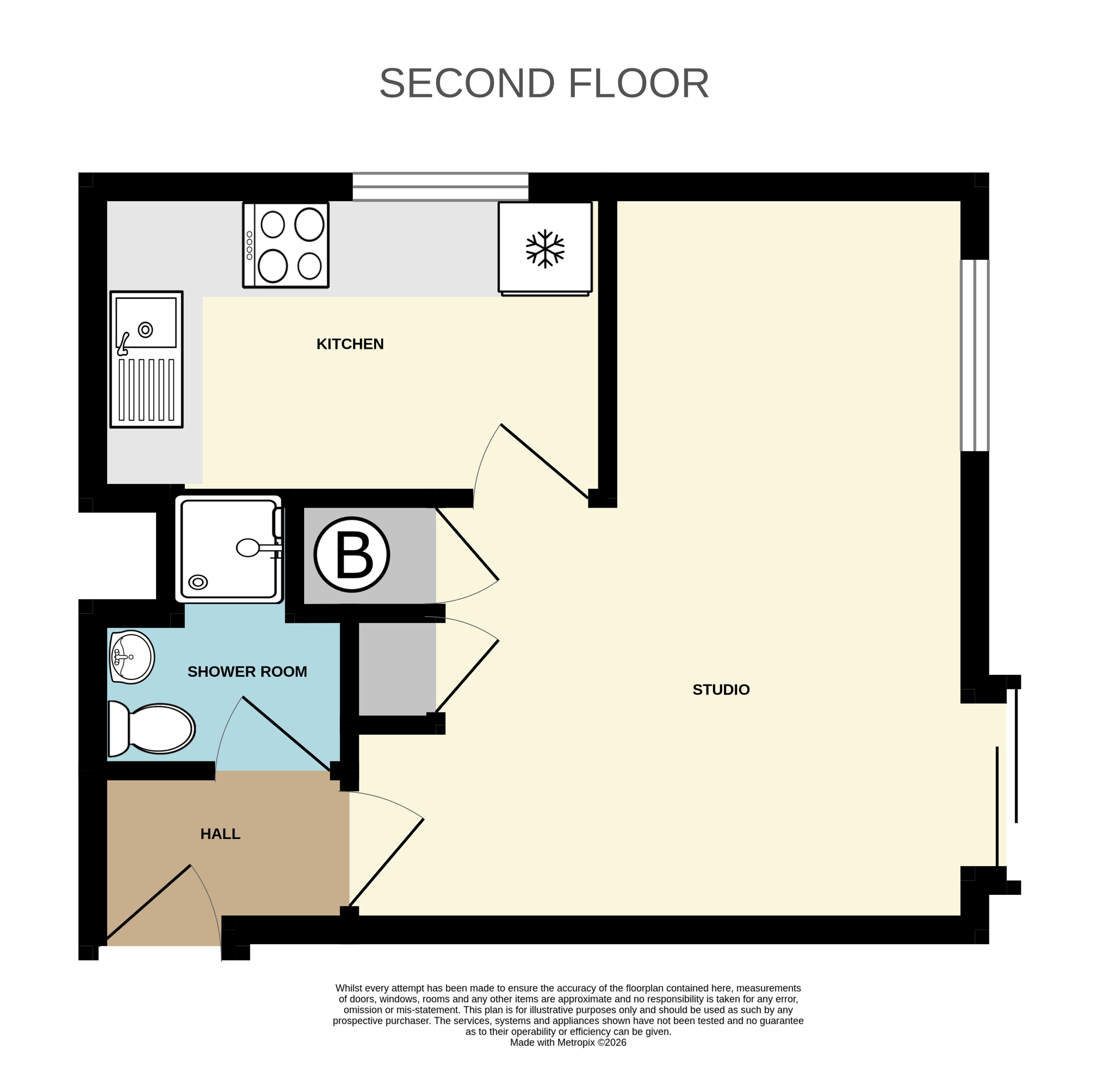 Flat 9, Kingsmeade Court, 225, Selhurst Road, South Norwood floorplan