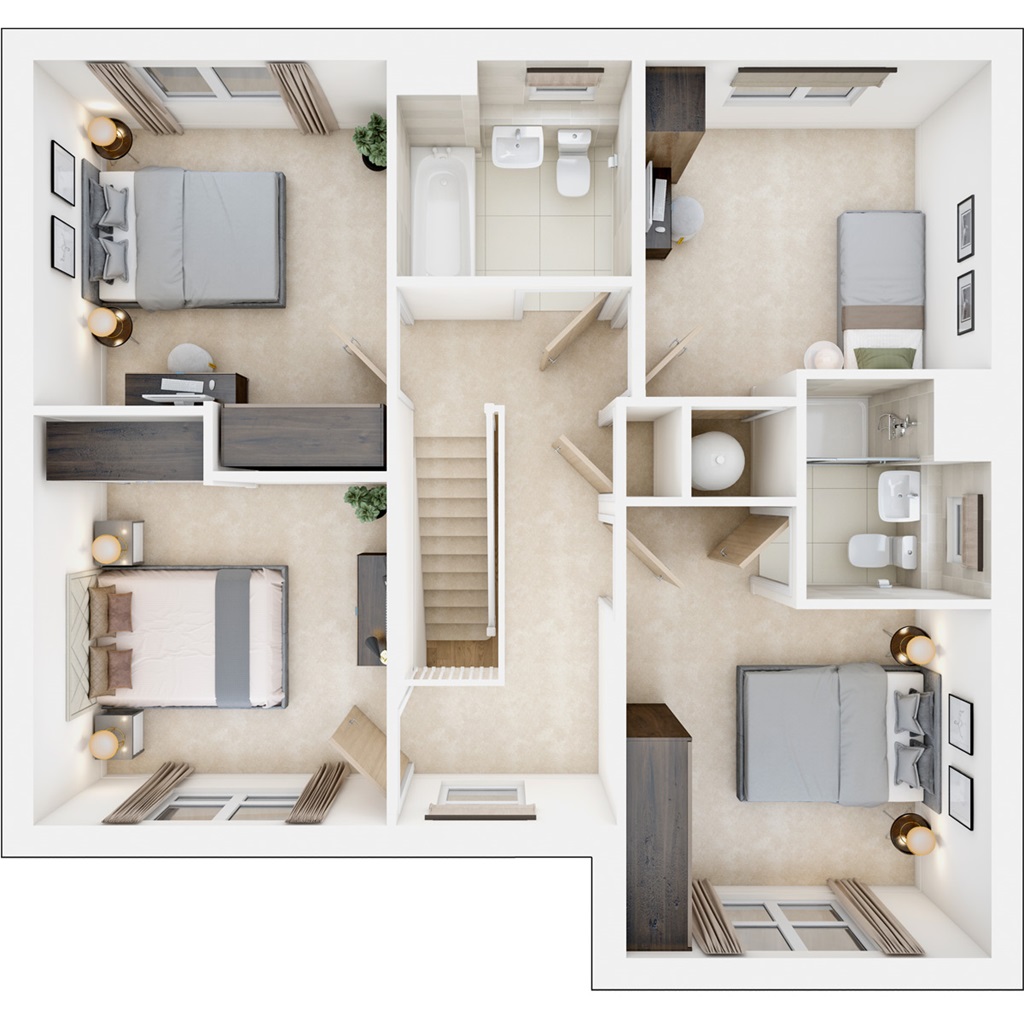 The Shilford - Plot 26, Backwell Grove, Rodney Road, Backwell, Bristol floorplan
