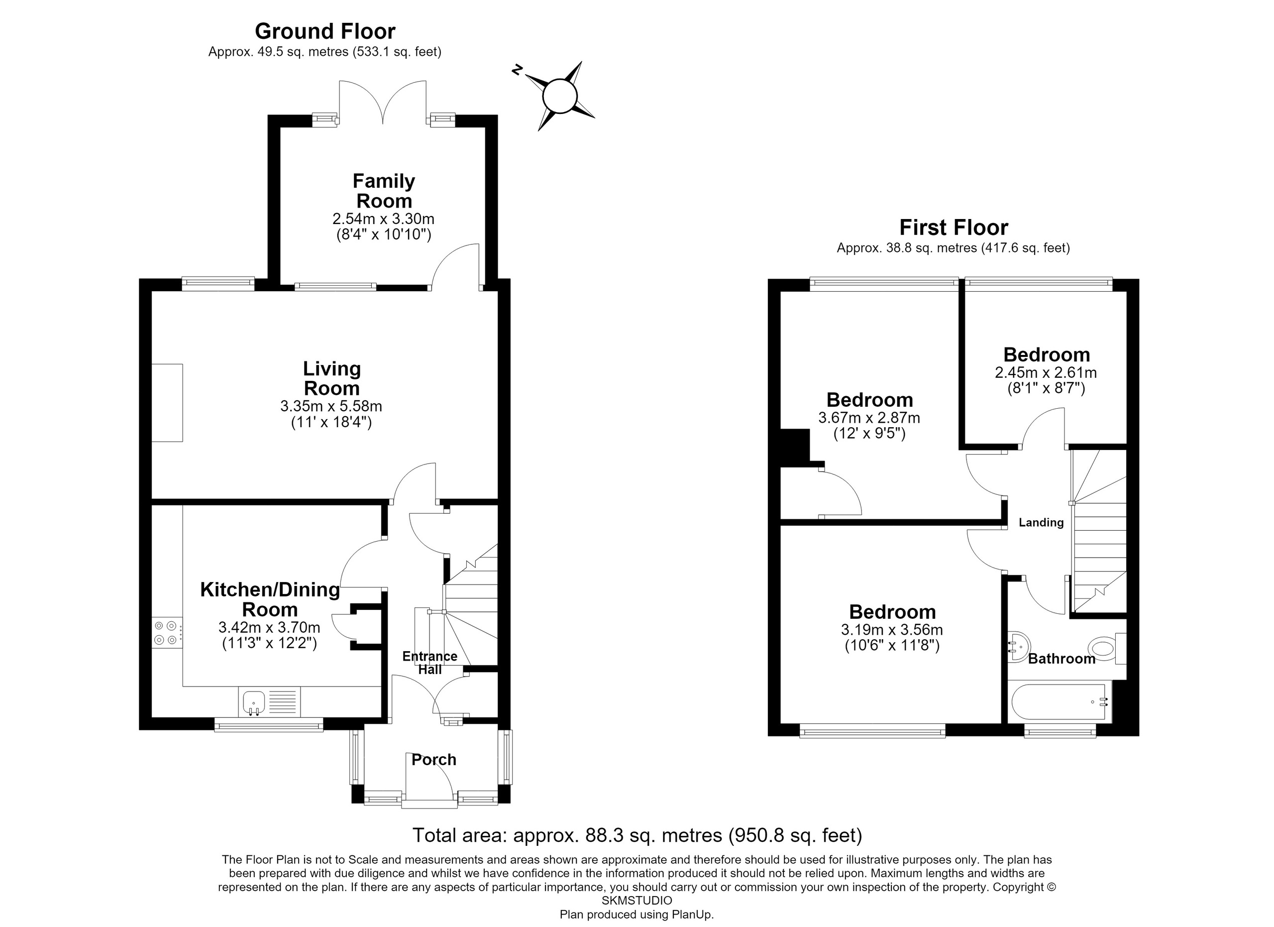 37 Howard Avenue, Aylesbury floorplan