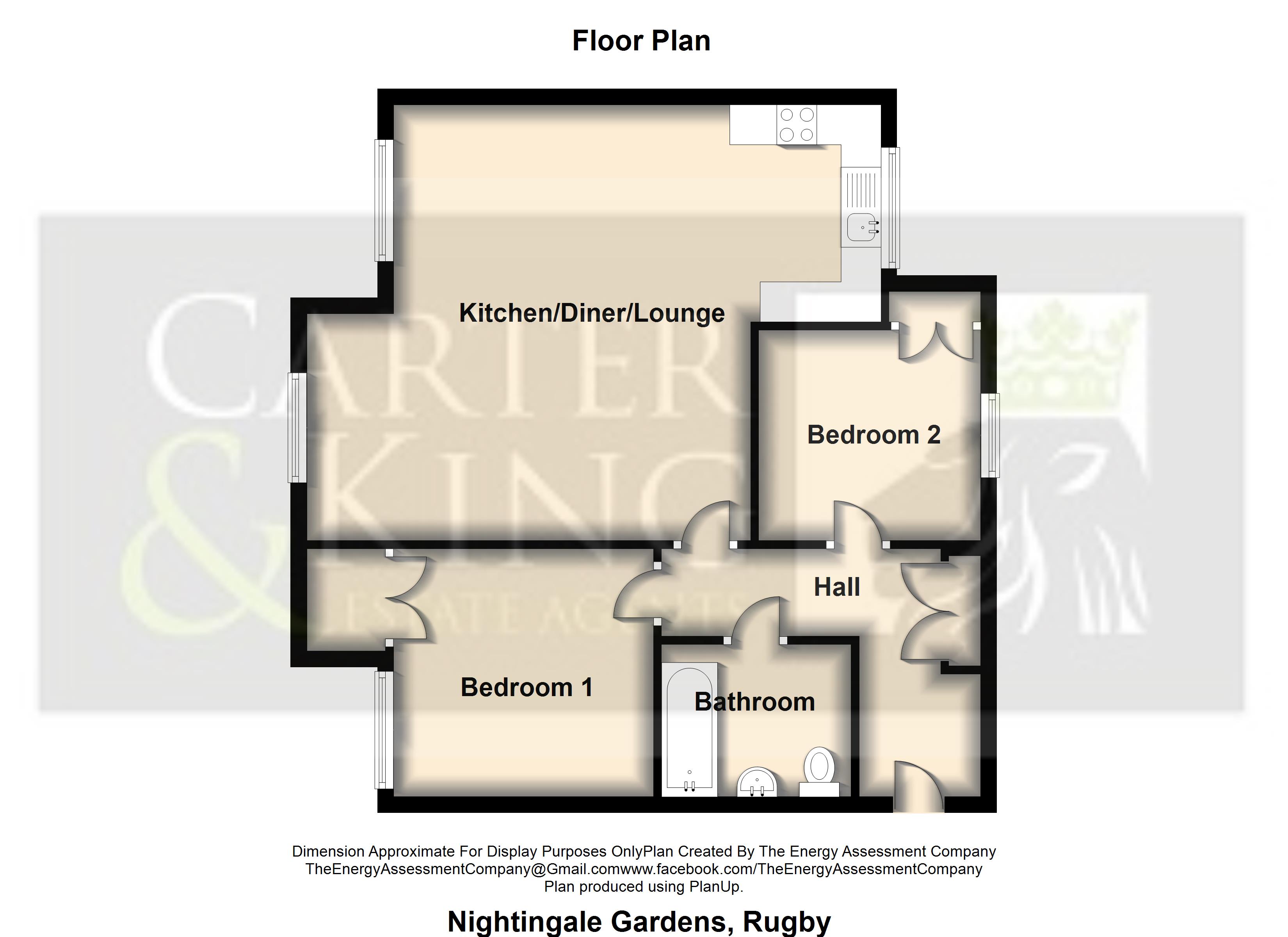 Nightingale Gardens, Rugby floorplan
