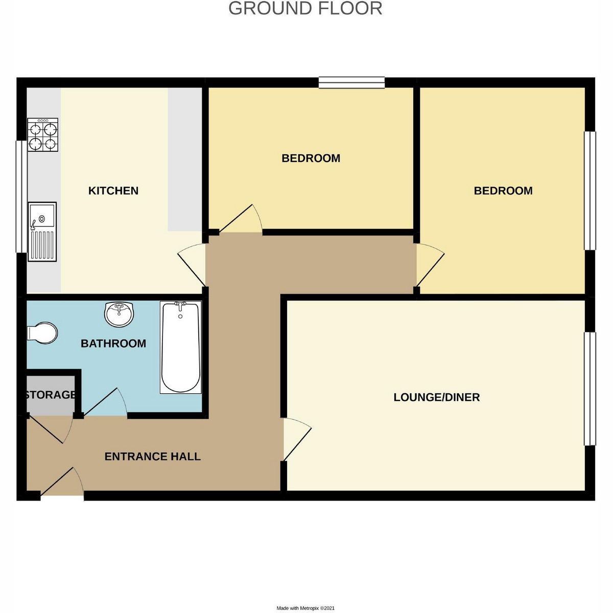 Flat Flat 9, Montague Buildings, Southchurch Road, Southend-on-sea floorplan
