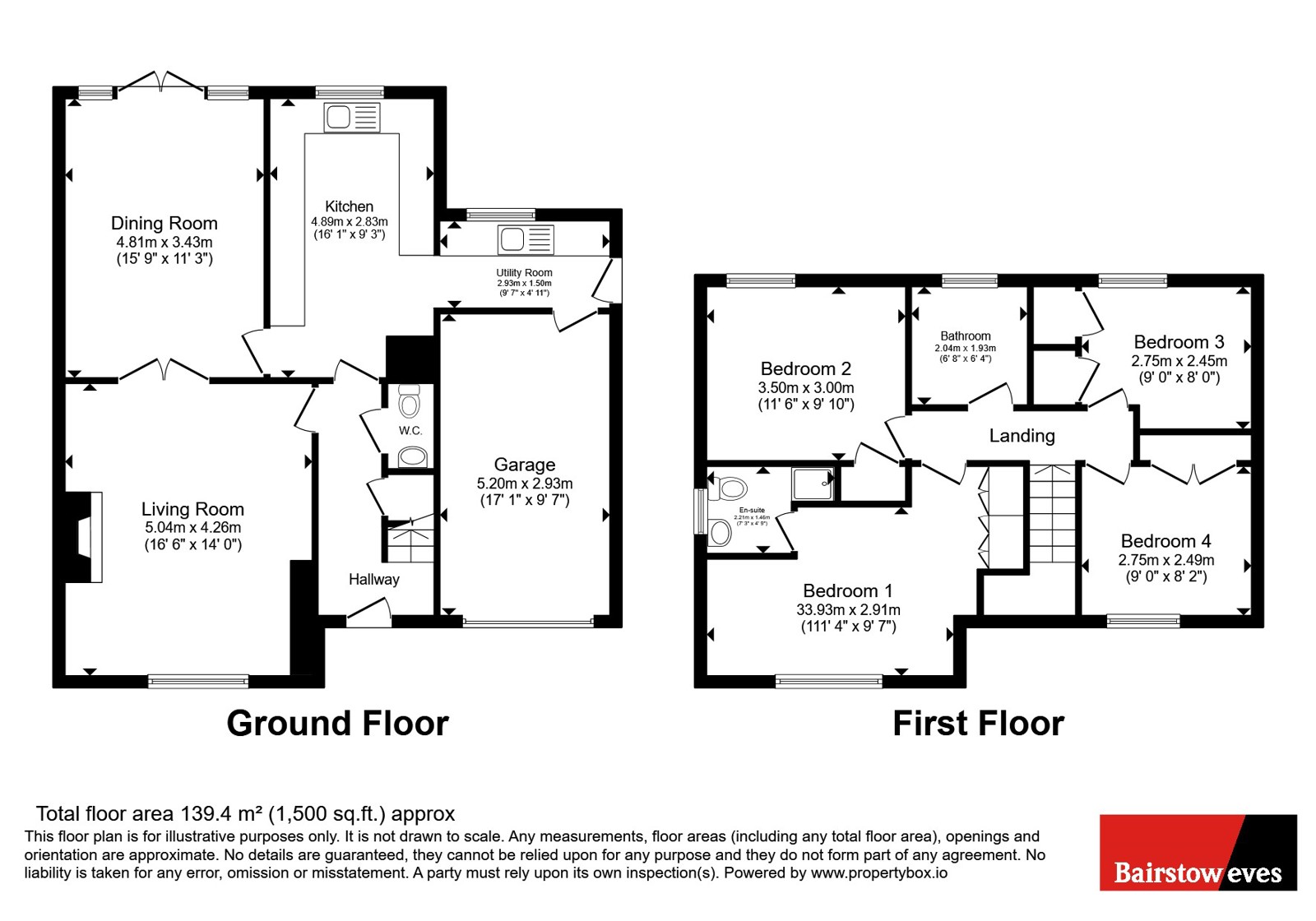 50, Halstead Road, Halstead floorplan