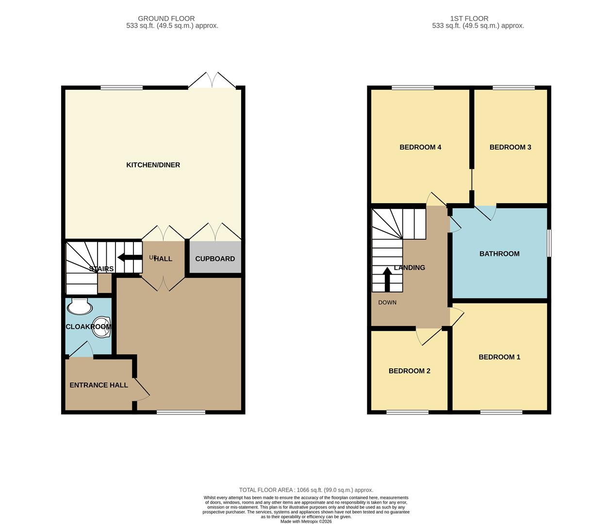 6, Warren Drive, Beverley floorplan