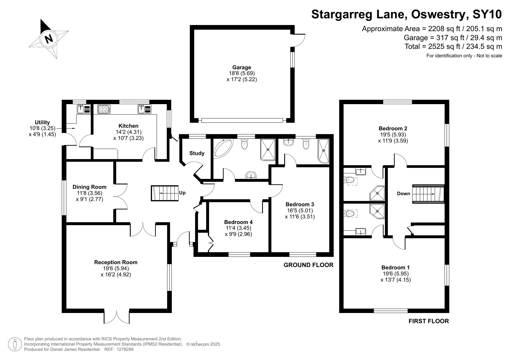 The New House, Oswestry floorplan