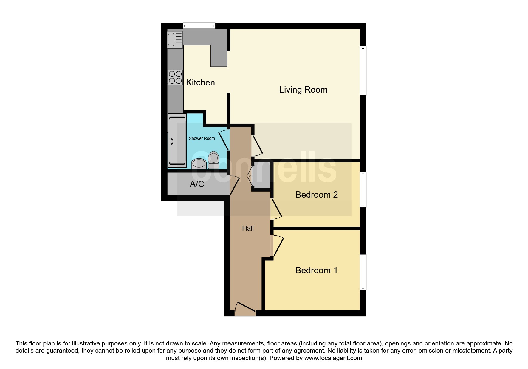 Clopton Road, StratfordUponAvon CV37, 2 bedroom flat for sale
