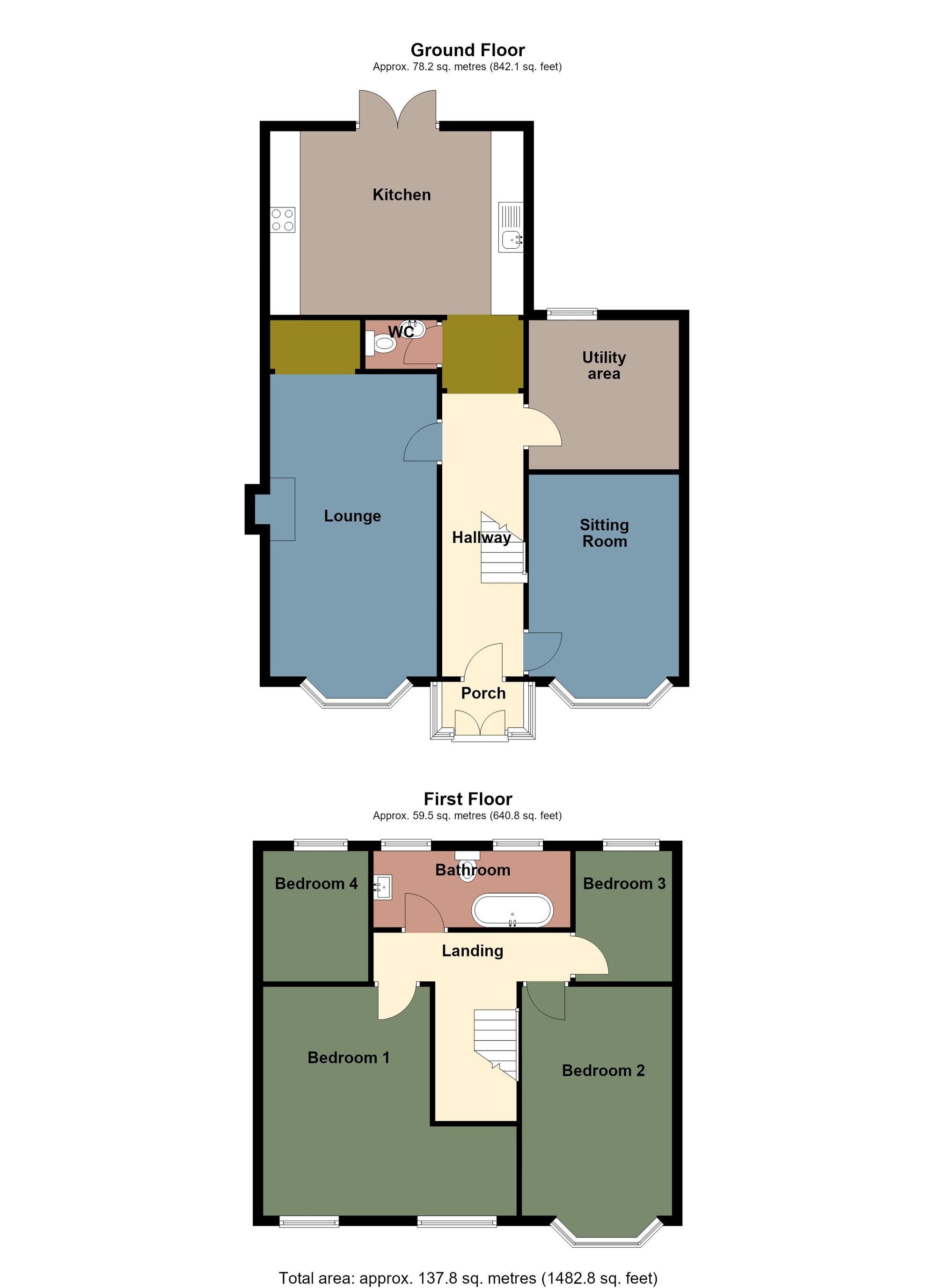 76 Cimla Road, Neath floorplan