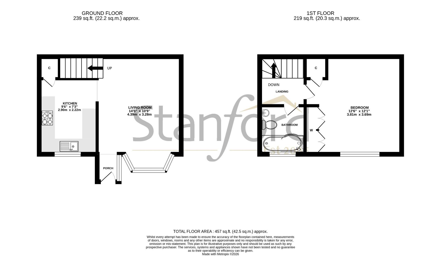 111, Bracklesham Close, Southampton floorplan