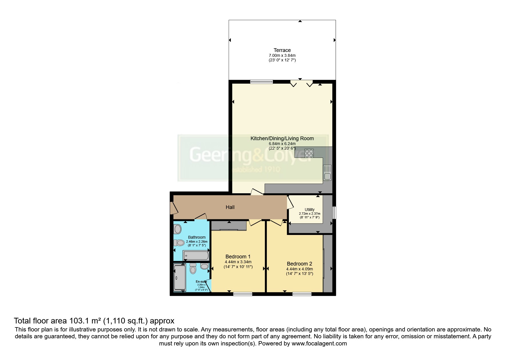 Flat 11, Victory Place,, Nelson Mews, New Romney floorplan