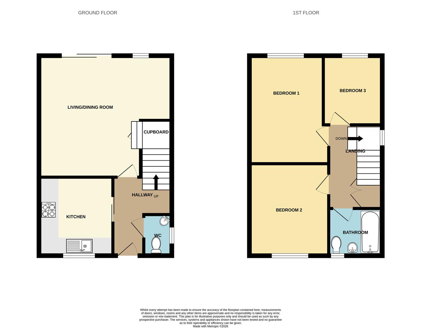 Underways, Yelverton floorplan