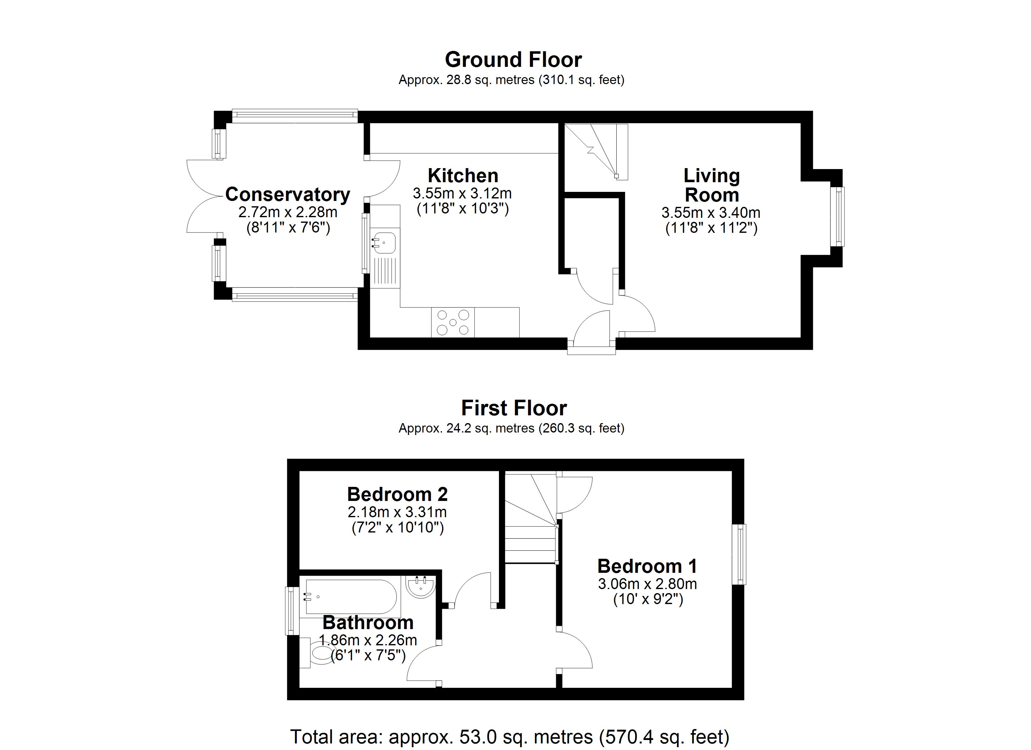 Free property report 8 Branstone Grove, Ossett, WF5 9ST Chimnie