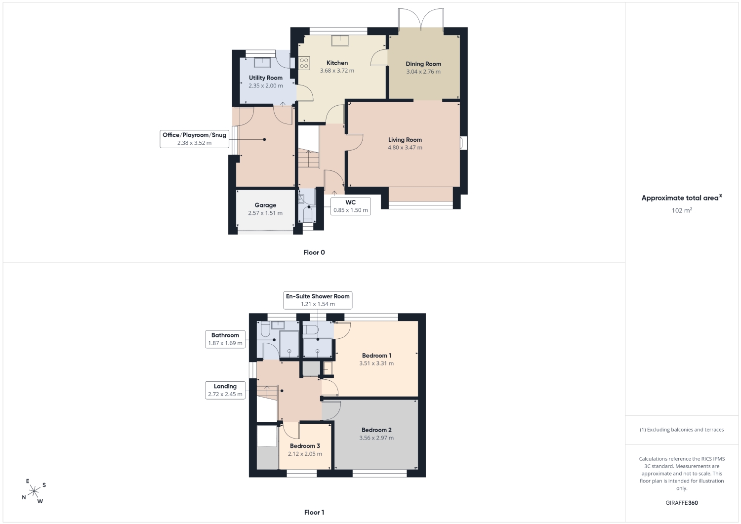 16, Keble Way, Shrewsbury floorplan