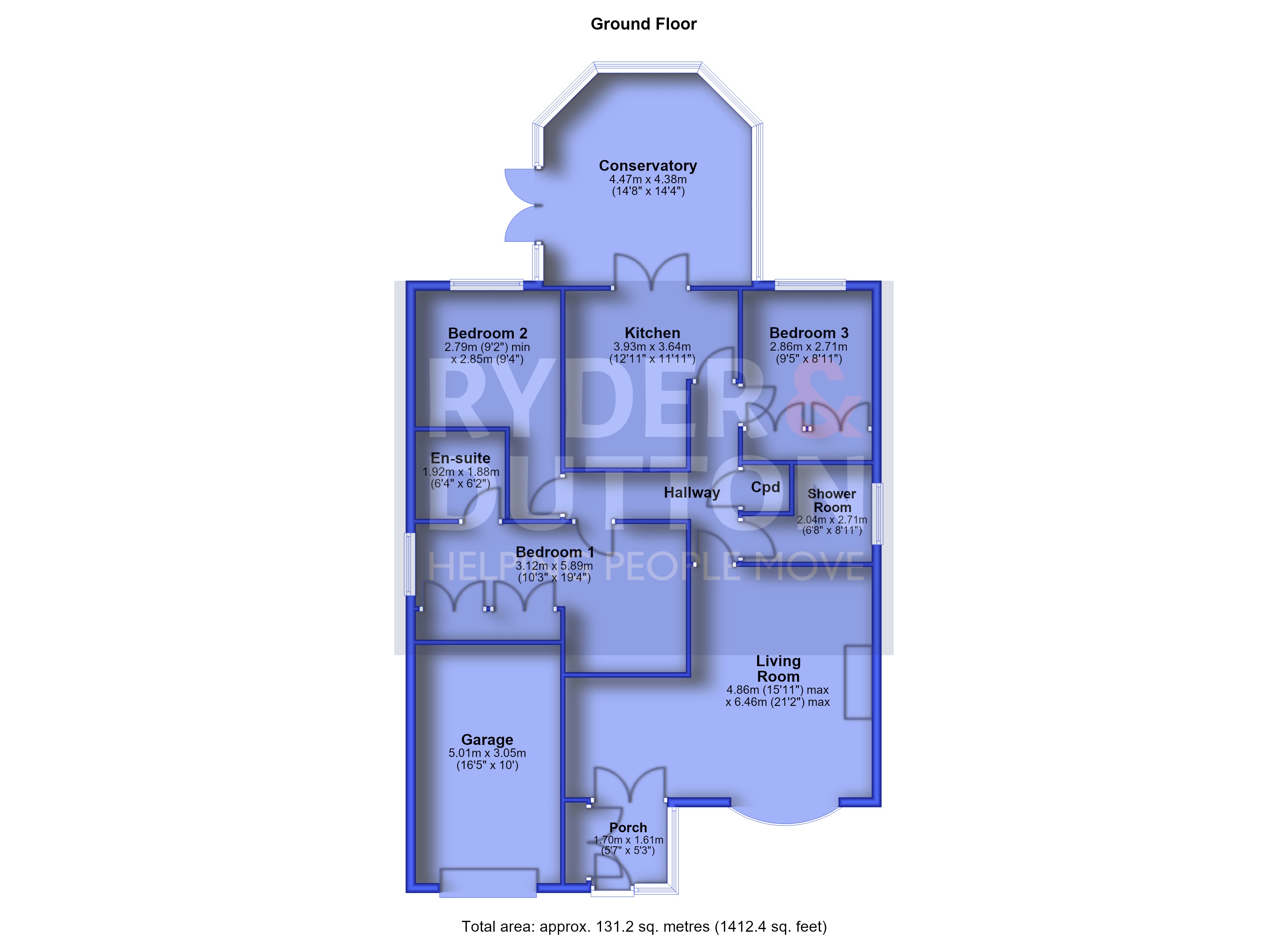 916, Edenfield Road, Rochdale floorplan