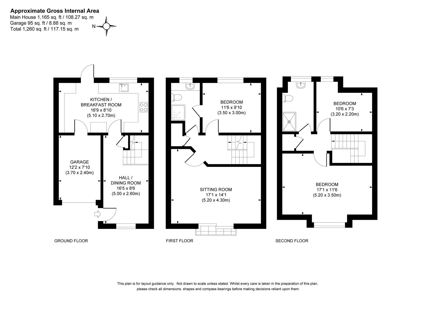 10, Manor Close, Storrington floorplan