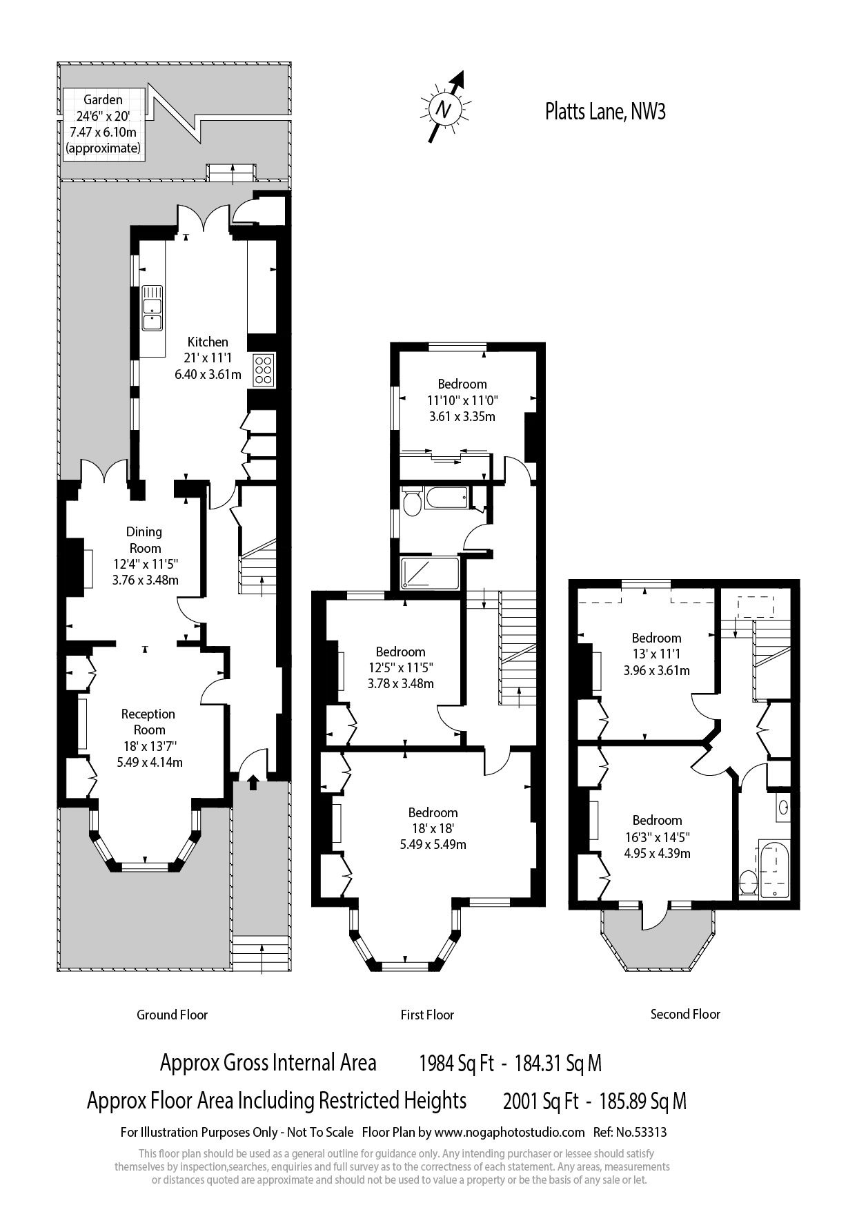 Platts Lane, London floorplan