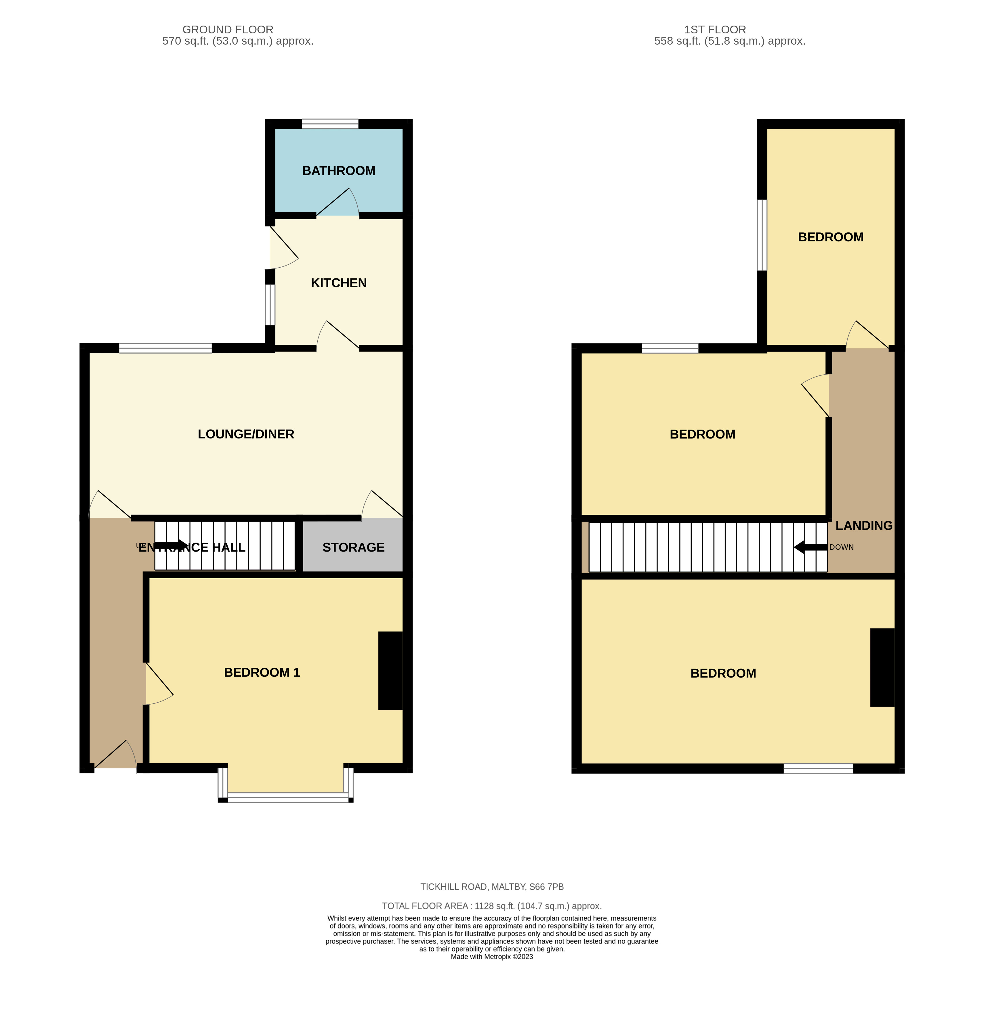 Tickhill Road, Maltby, Rotherham S66, 4 bedroom end terrace house for