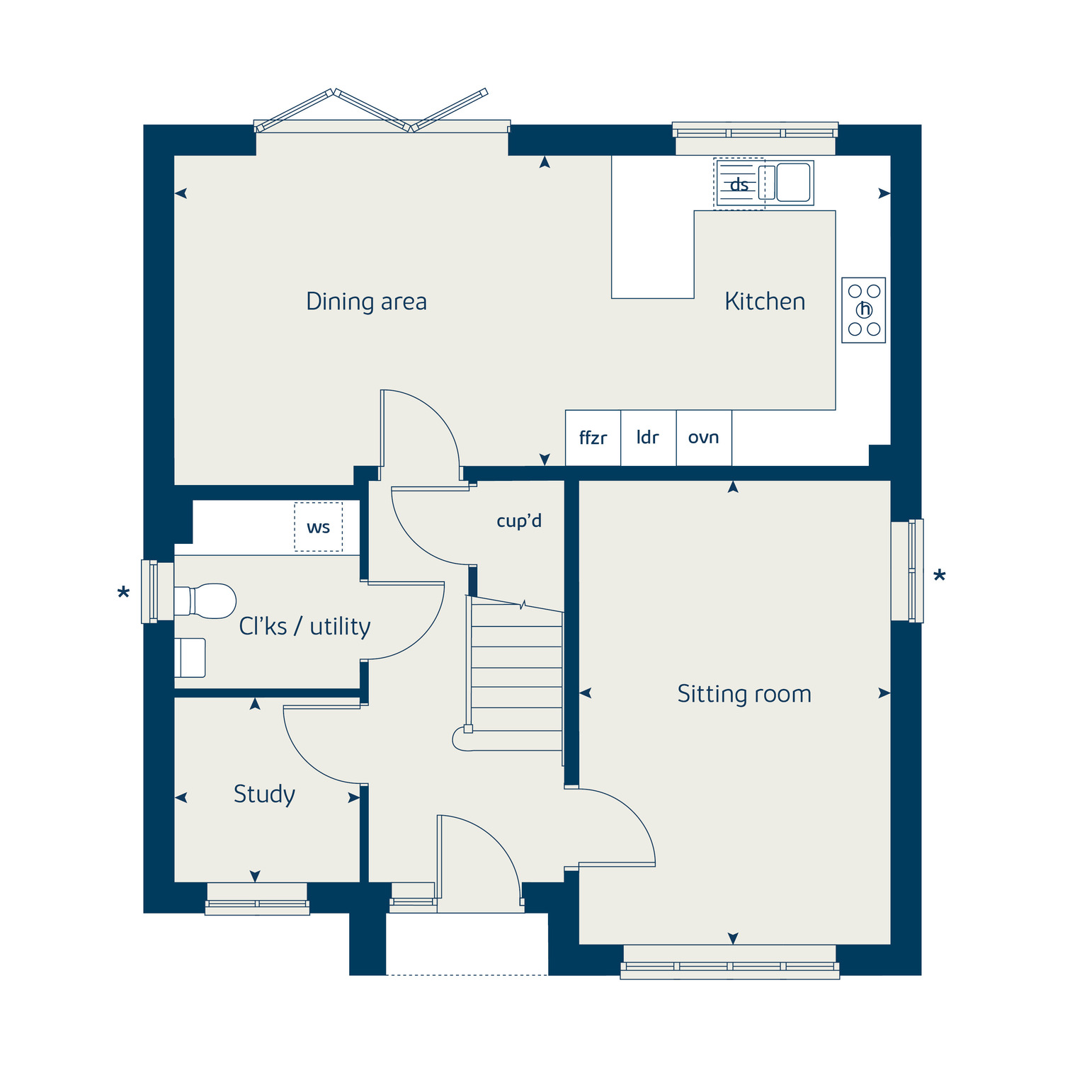 46, Green Hill, Wadebridge floorplan