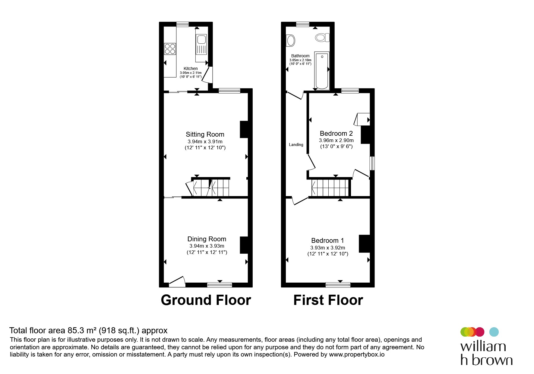 42, Clowne Road, Chesterfield floorplan