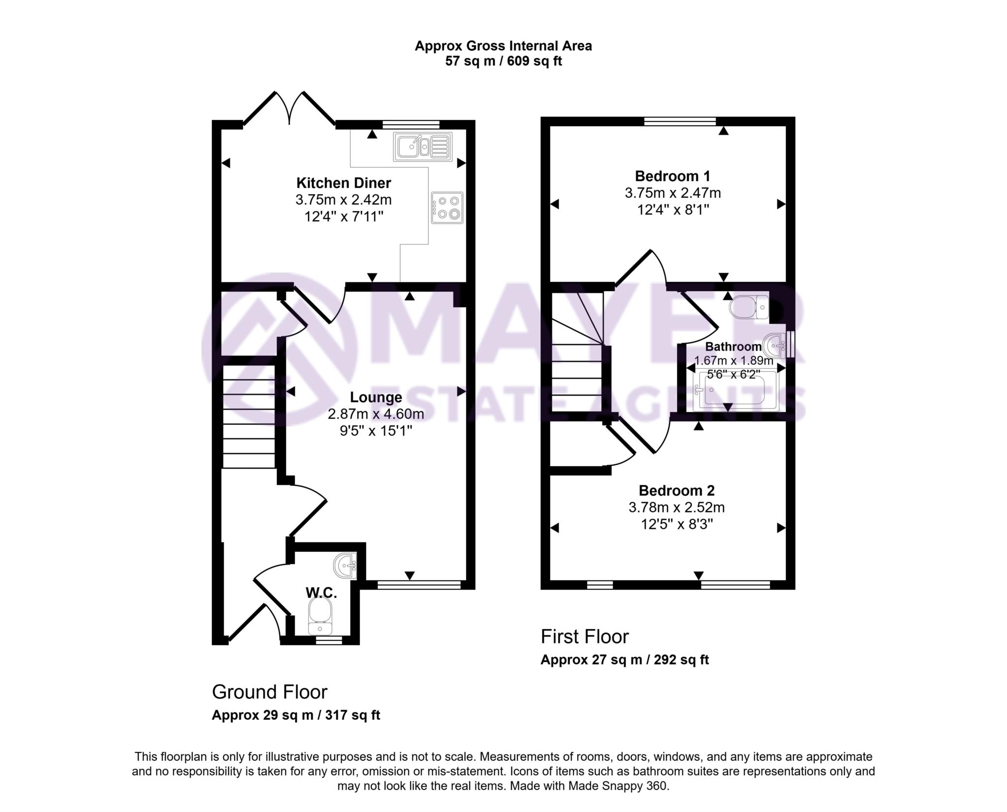 22, Afflington Road, Plymouth floorplan