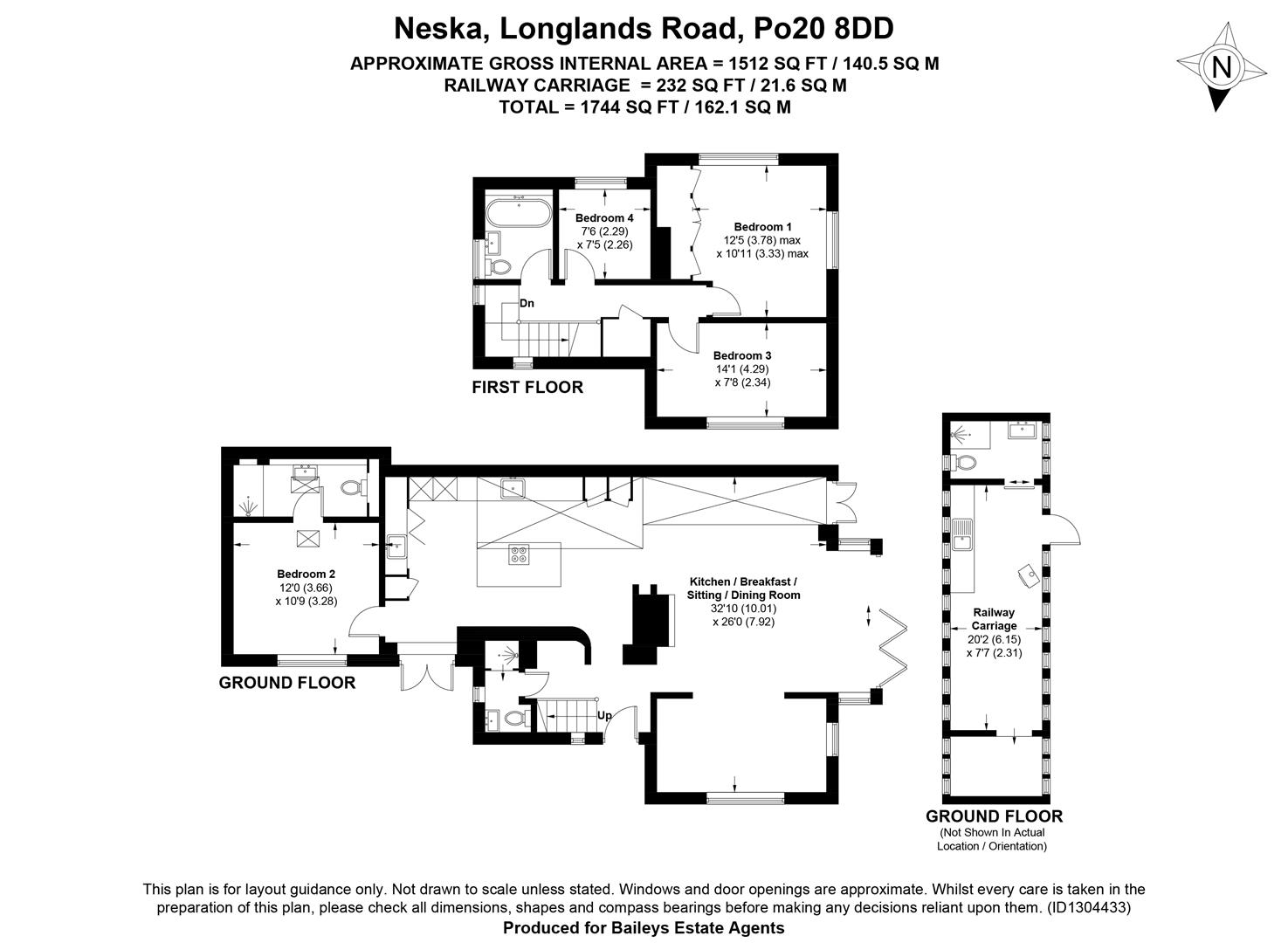 Neska,, Longlands Road, Chichester floorplan