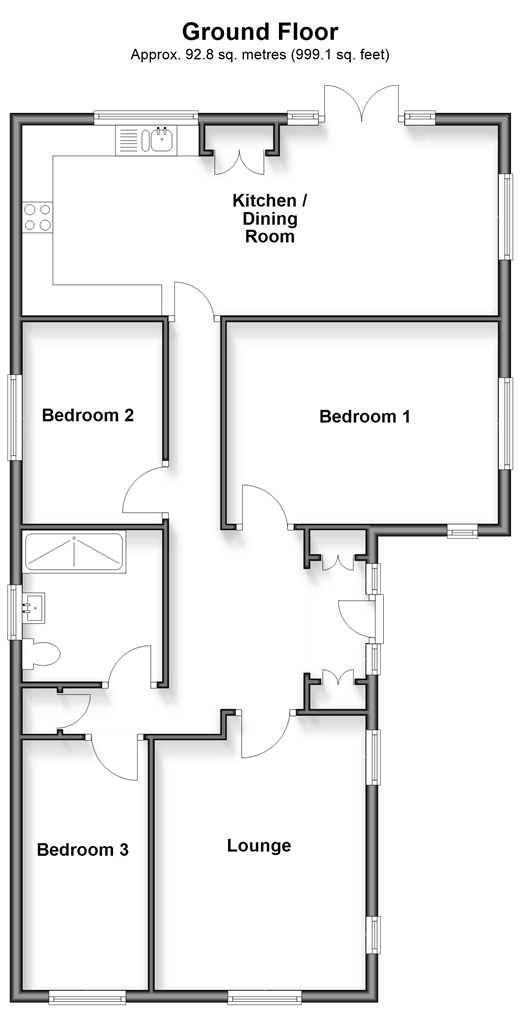 McWilliam Road Woodingdean, Brighton floorplan