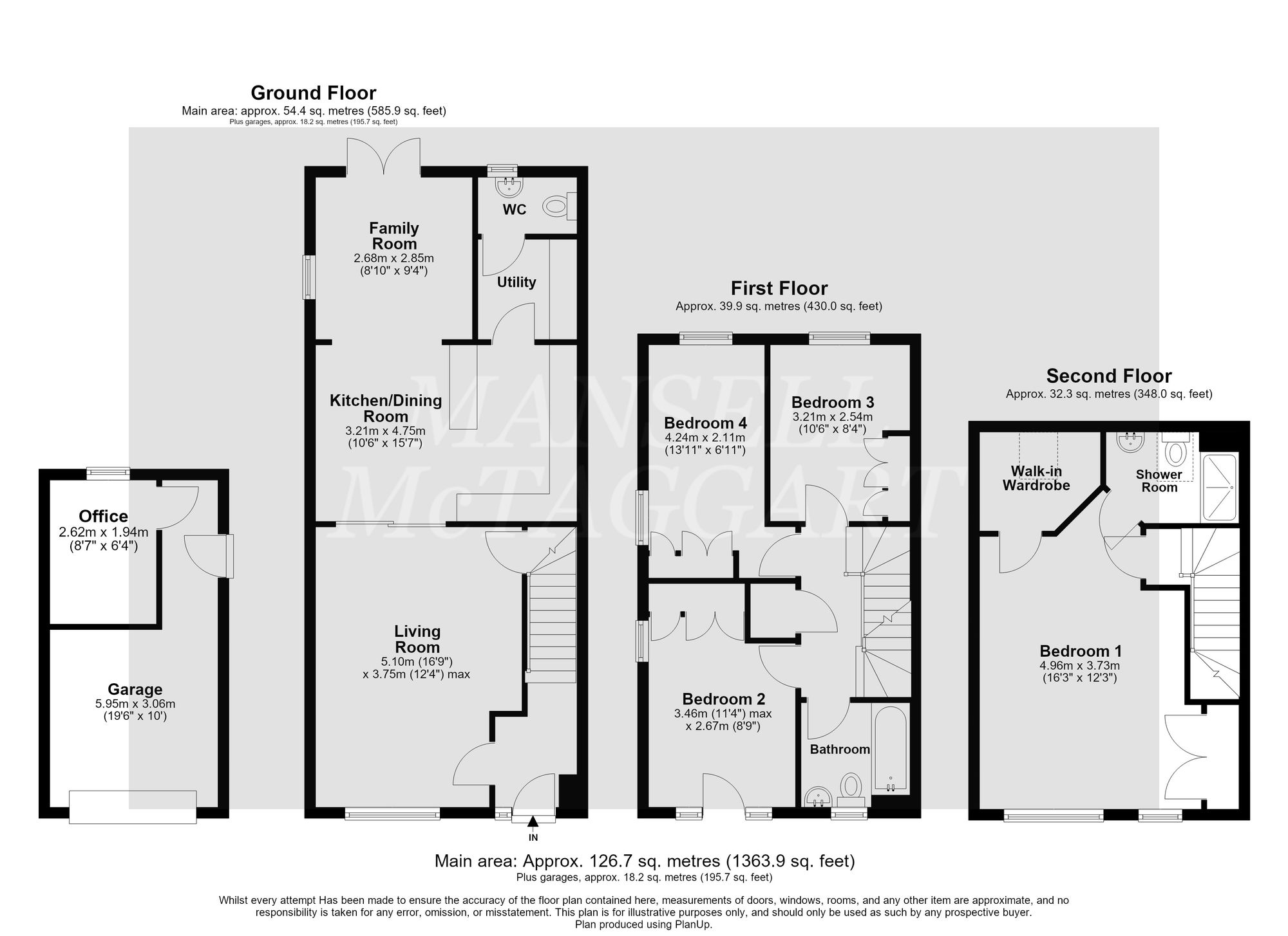 2 Payne Way, Crawley floorplan
