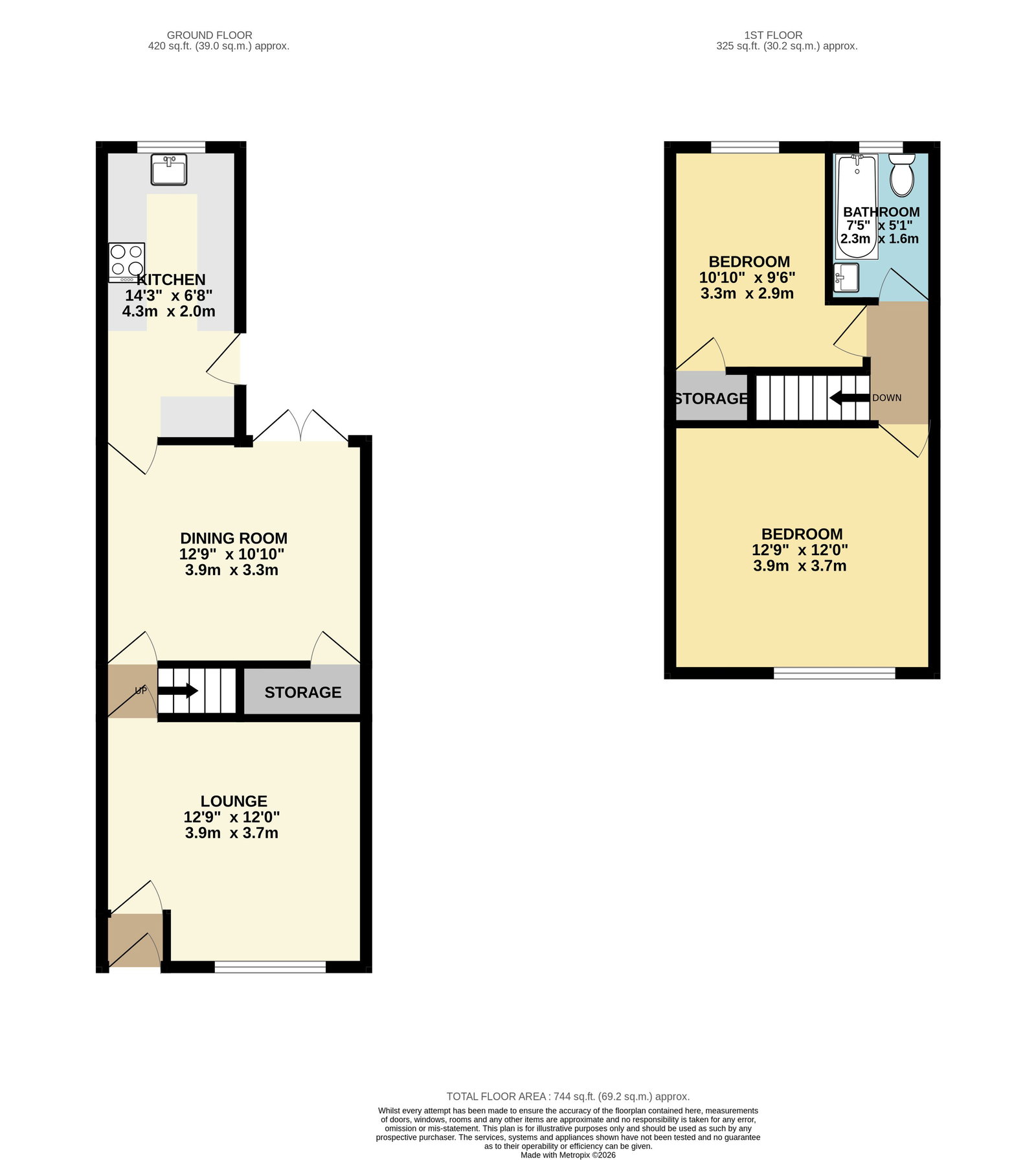 Chester Street, Manchester floorplan