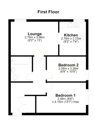 29, Derby Road, Preston floorplan