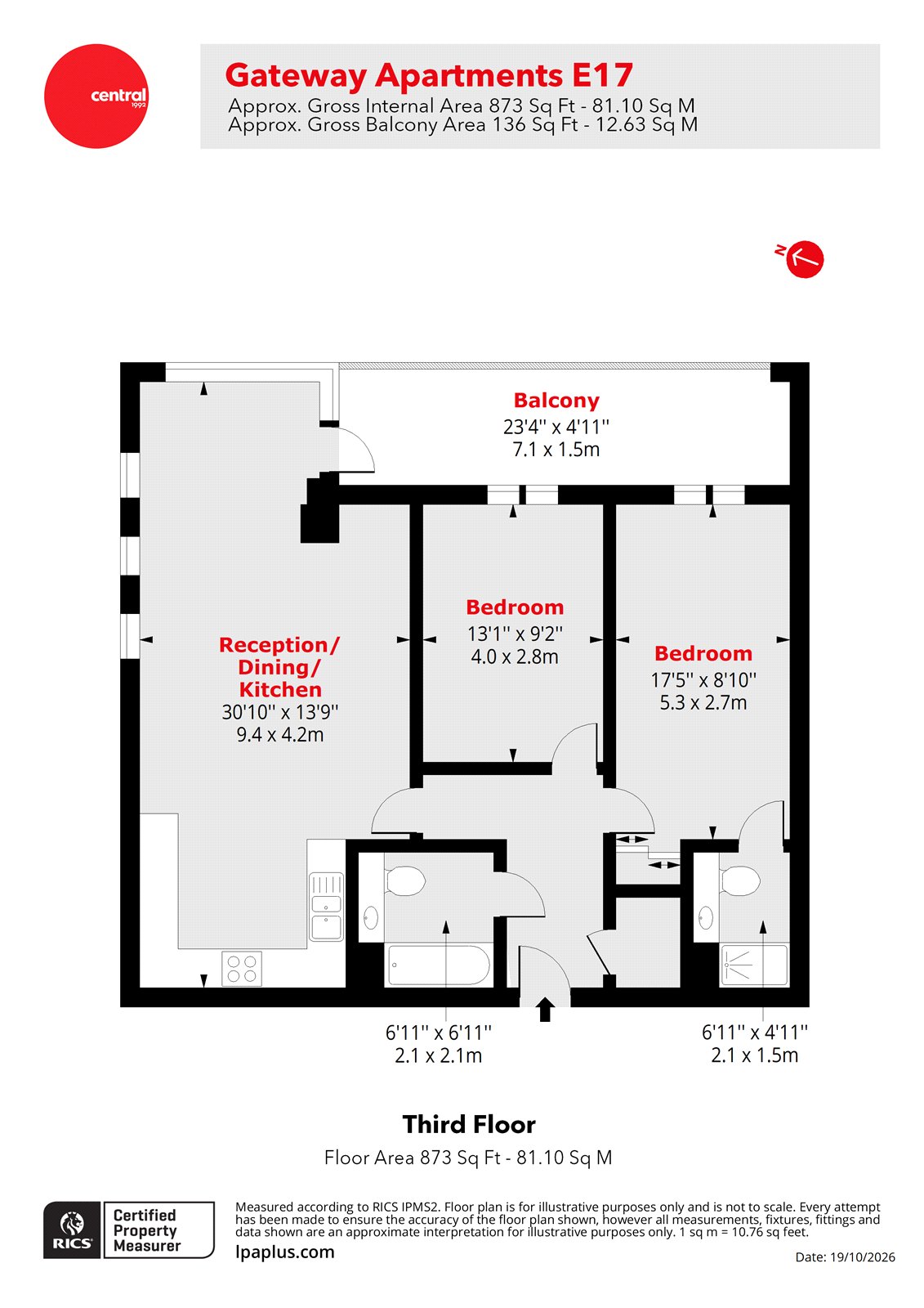 Station Approach, Walthamstow floorplan