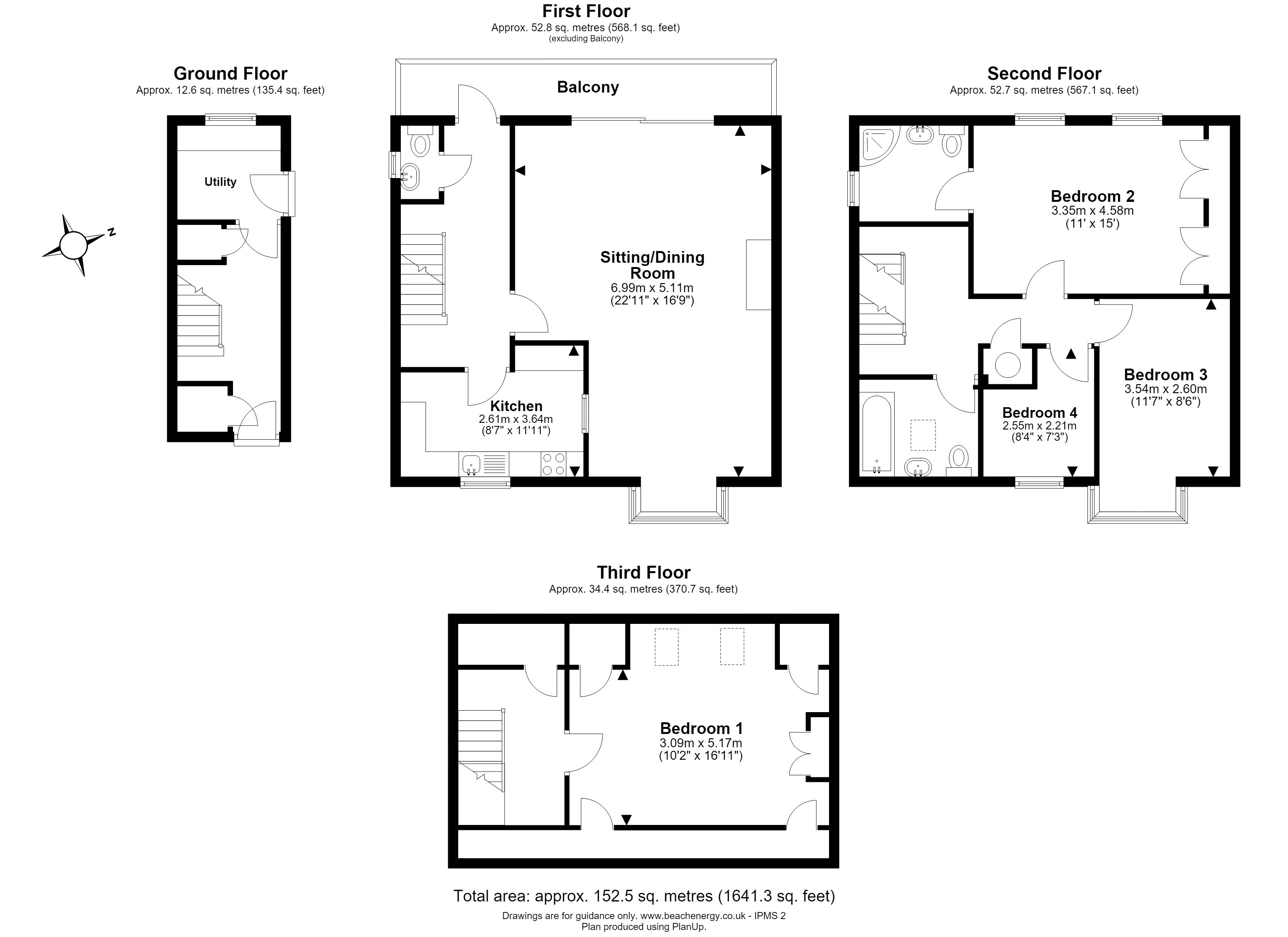 14, Bateman Mews, Cambridge floorplan