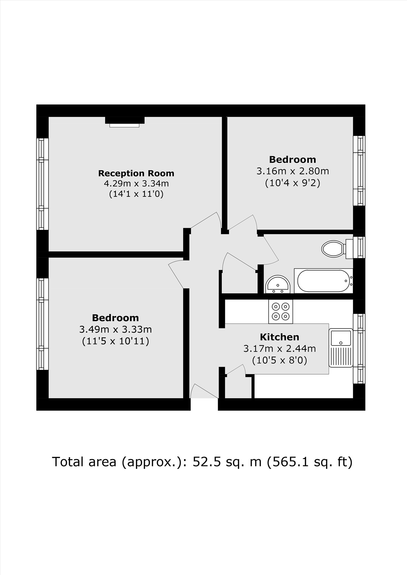 Amhurst Gardens, Isleworth floorplan