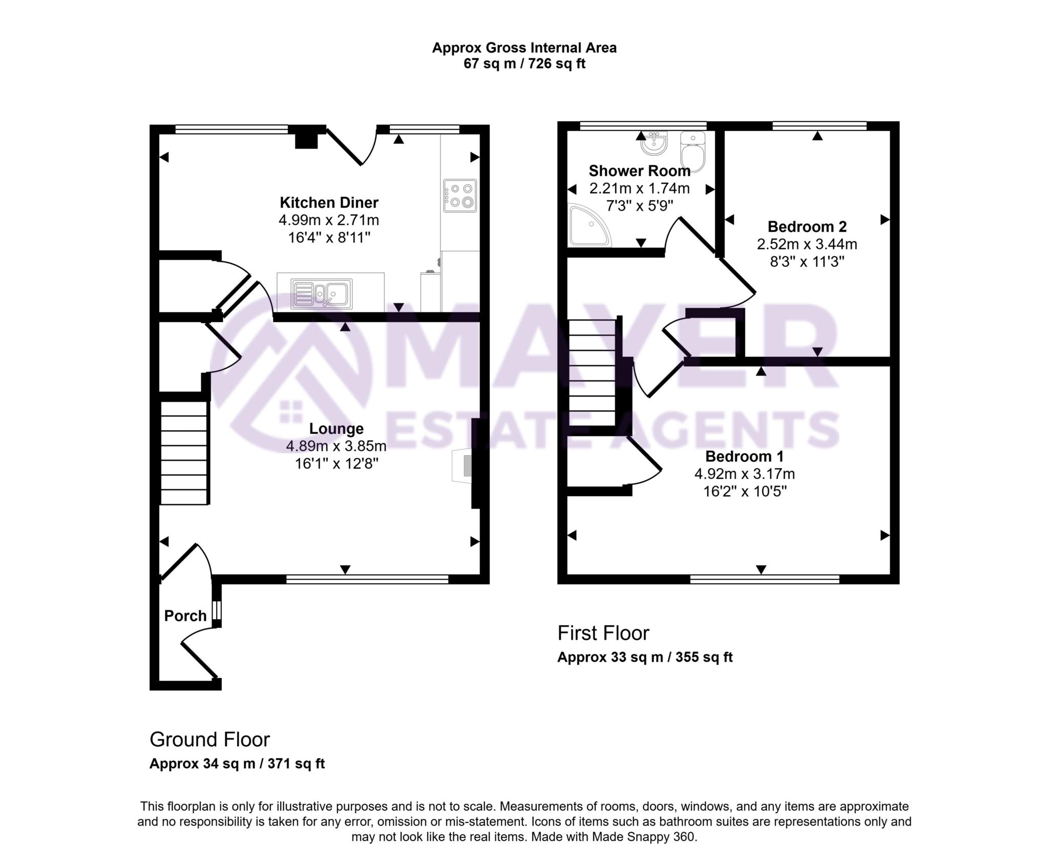 135, Hemerdon Heights, Plymouth floorplan