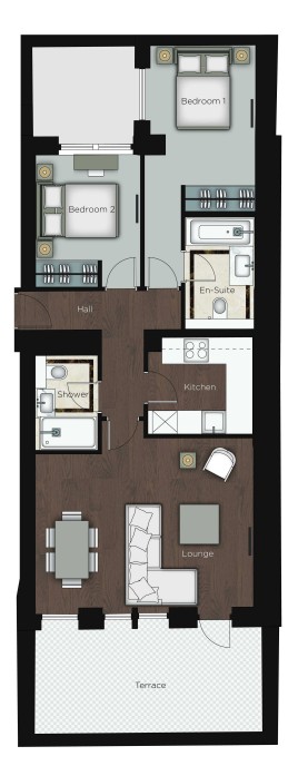 Flat B1, Garden House, Bayswater floorplan