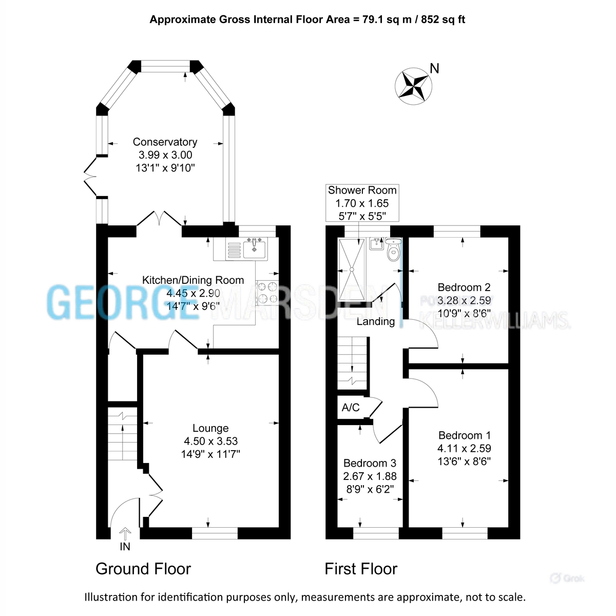 62, Fulbeck Avenue, Wigan floorplan