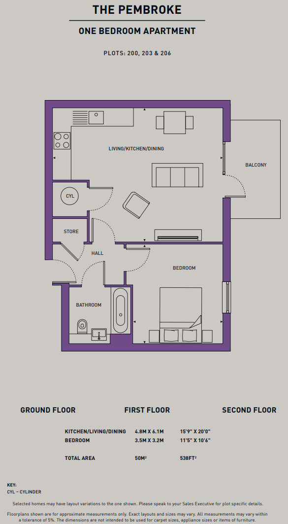92 (The Pembroke), Edward Grange Street , Cambridge floorplan