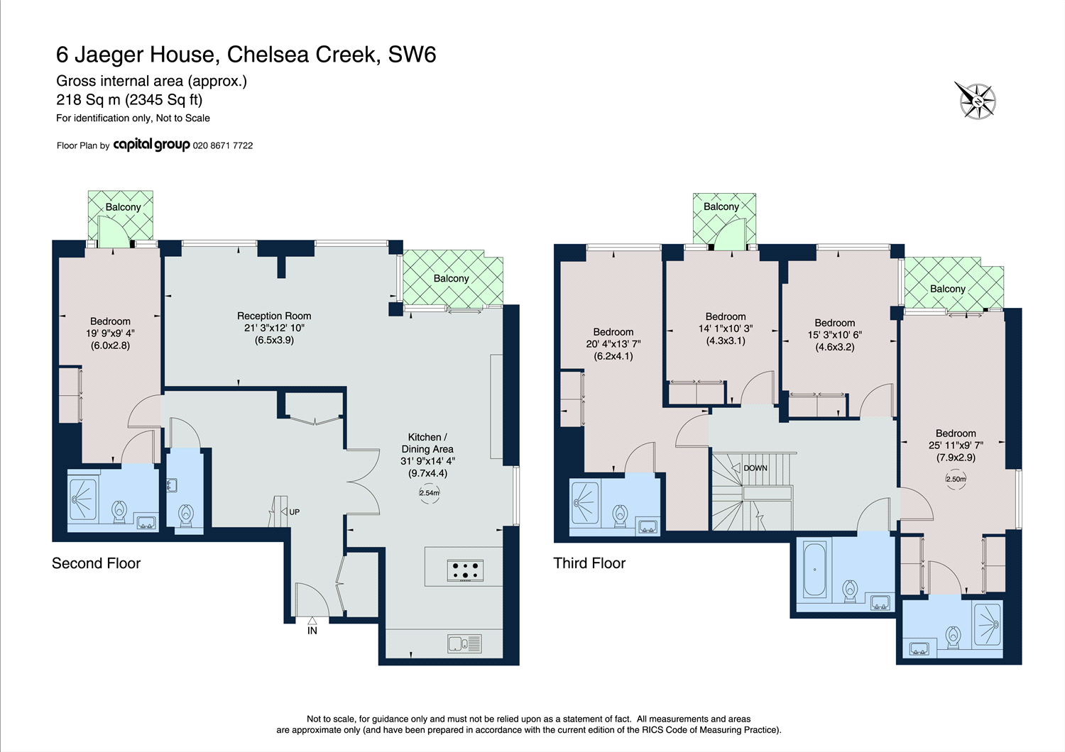 5 Bedrooms Flat to rent in Jaeger House, Chelsea Creek, Thurston Street SW6