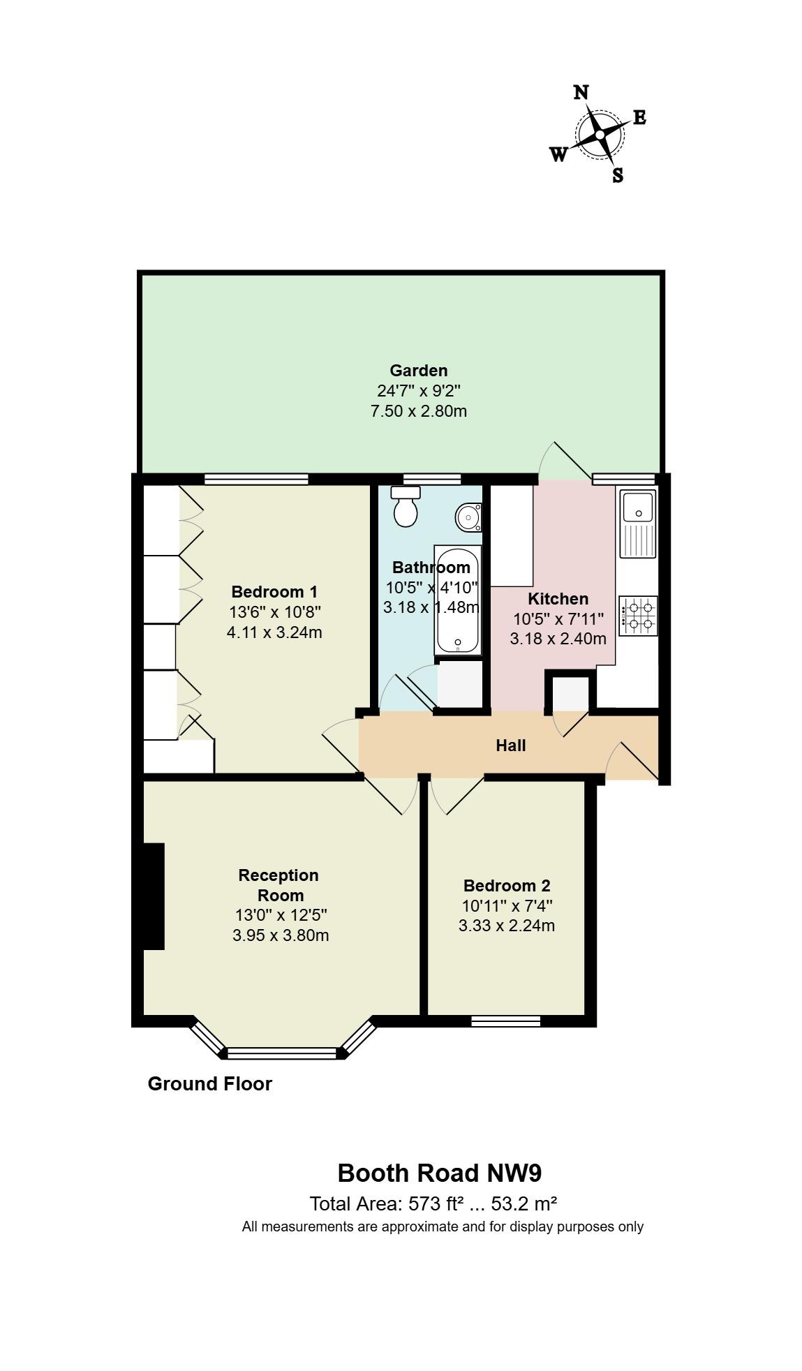 Booth Road, London floorplan