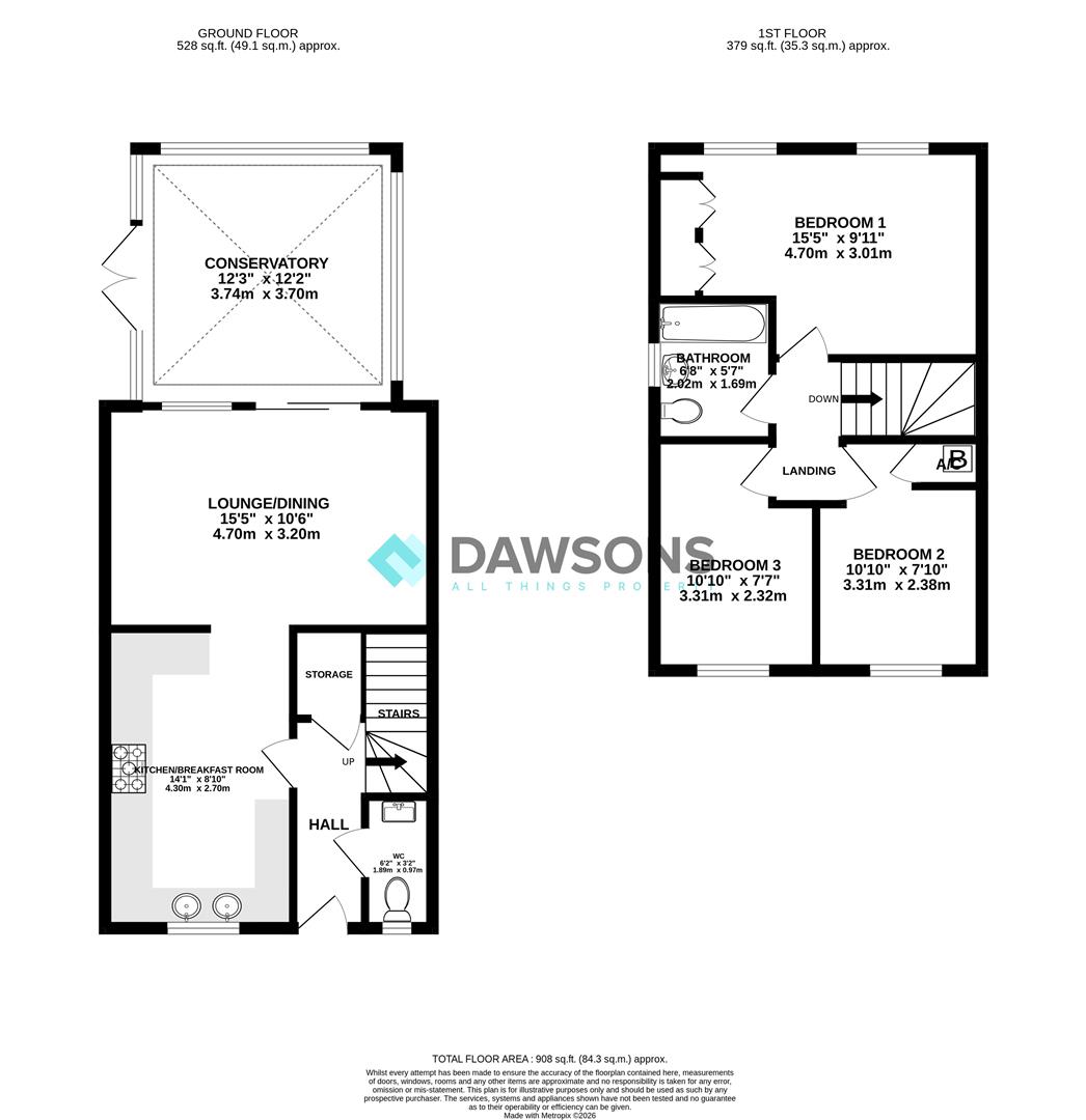 36, Byron Way, Swansea floorplan