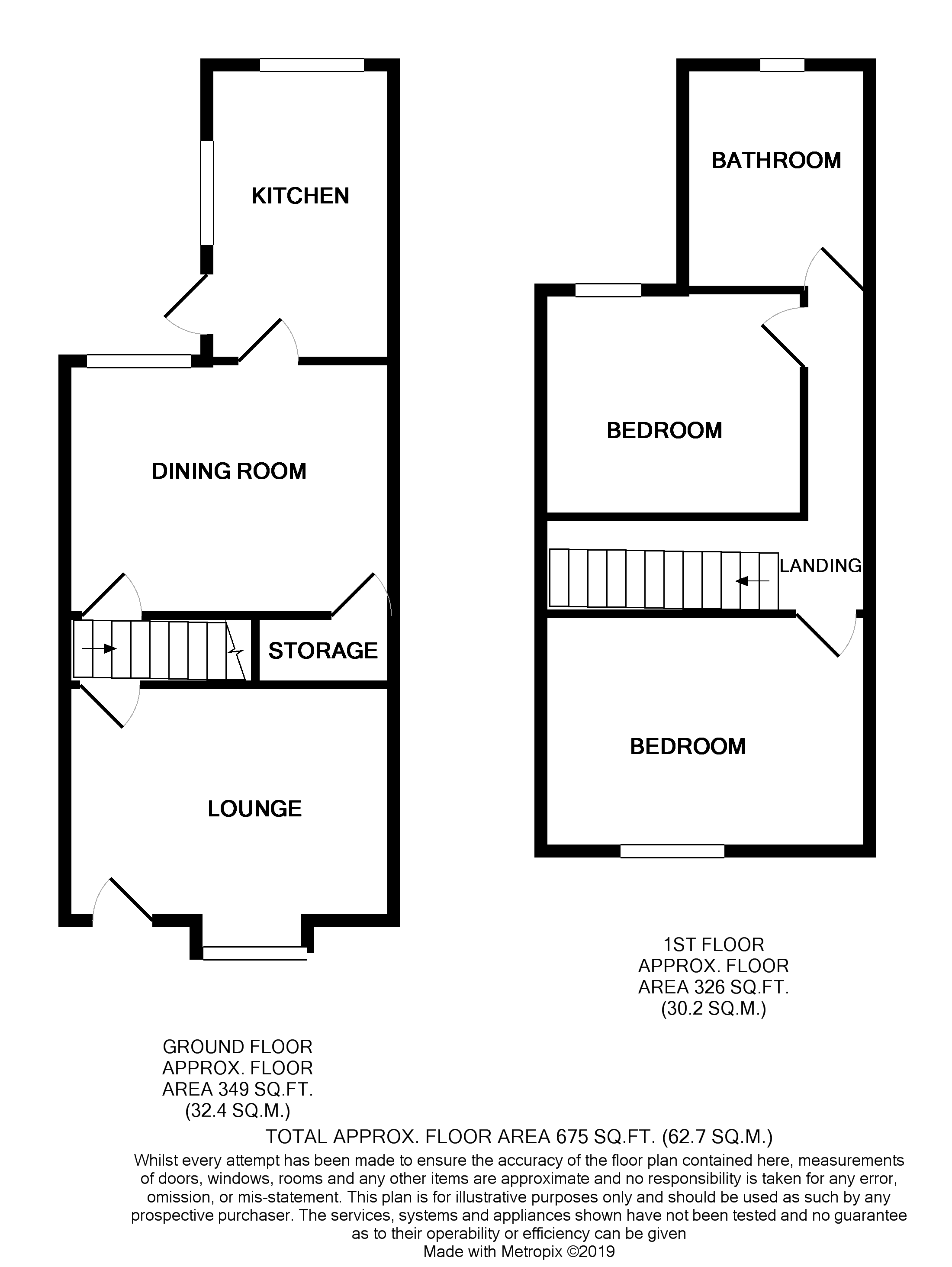 2 Bedrooms Terraced house for sale in Tidings Hill, Halstead, Essex CO9