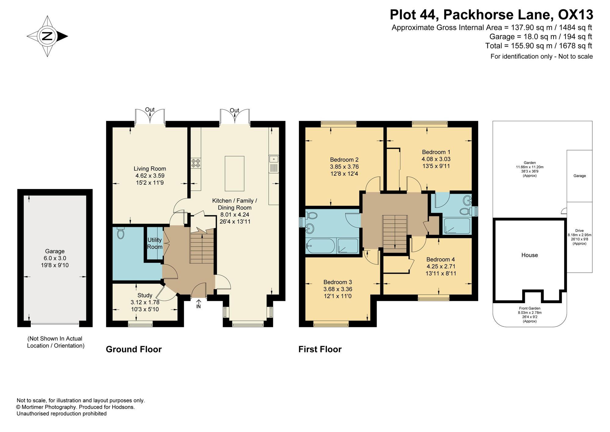 Plot 44 Marcham Meadows, Marcham floorplan