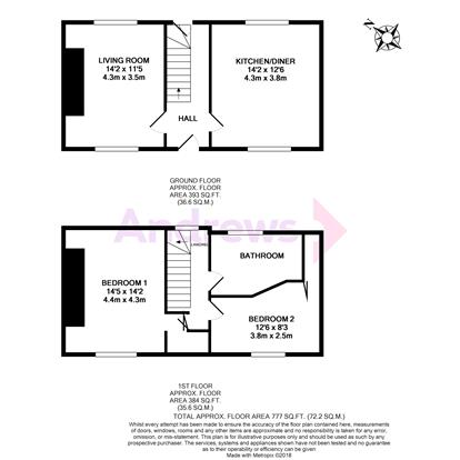 12, Beauchamp Lane, OXFORD floorplan