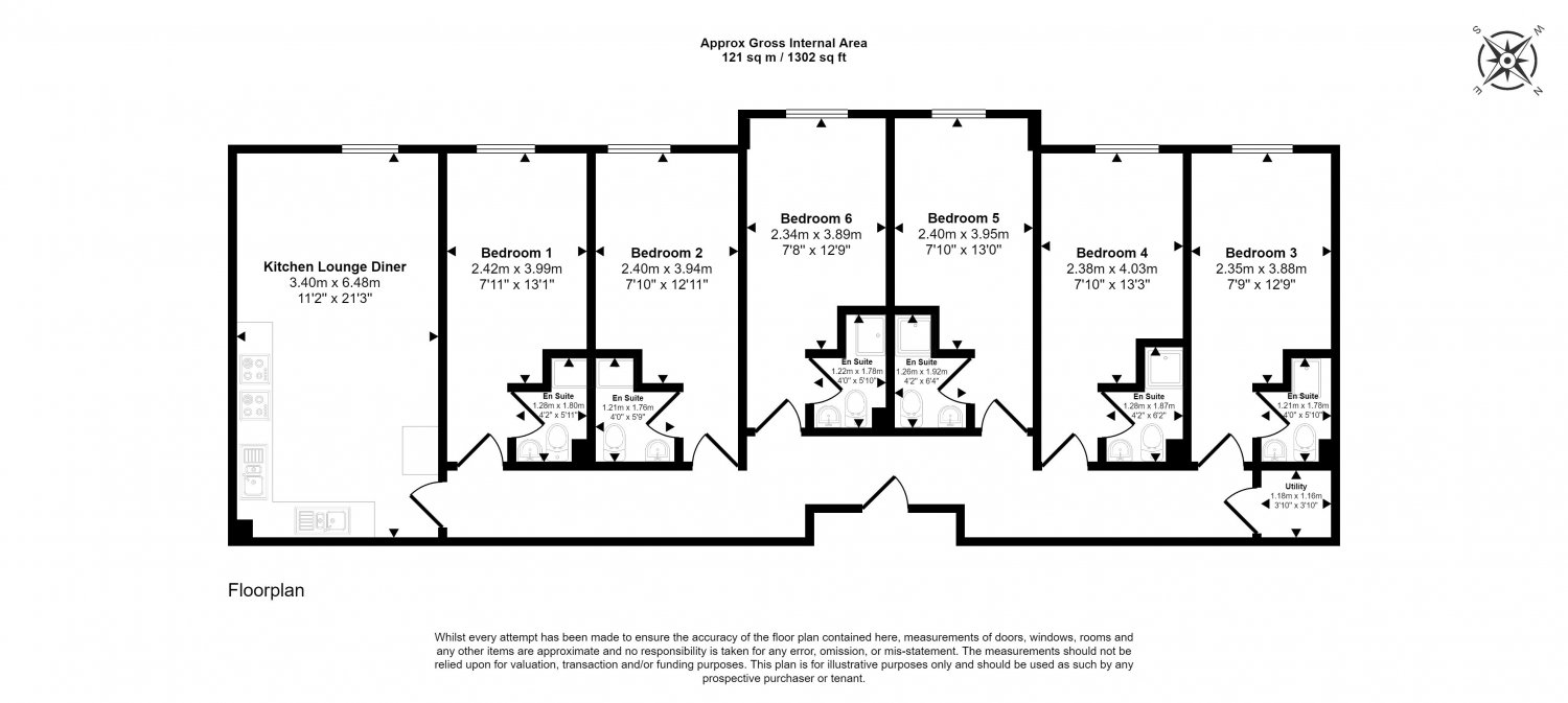 Unit B21, Leighton Street, Preston floorplan