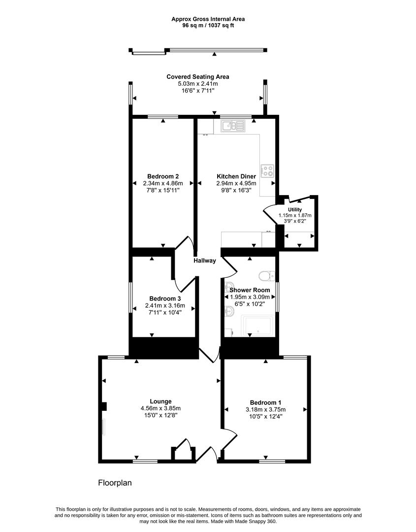 Westend 3 Goldborough Cottages, Goldborough Road, Pembroke floorplan